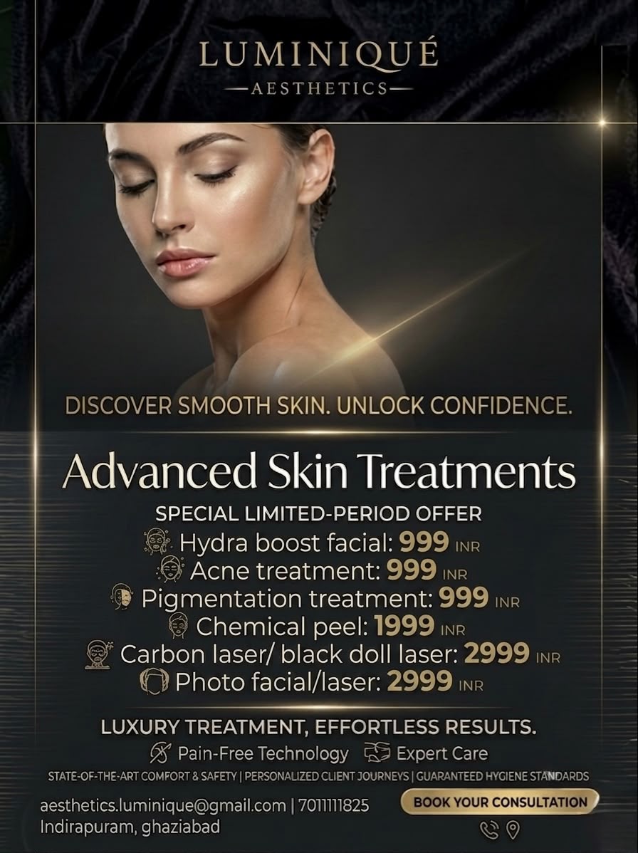 Luminique Aesthetics Facebook ad