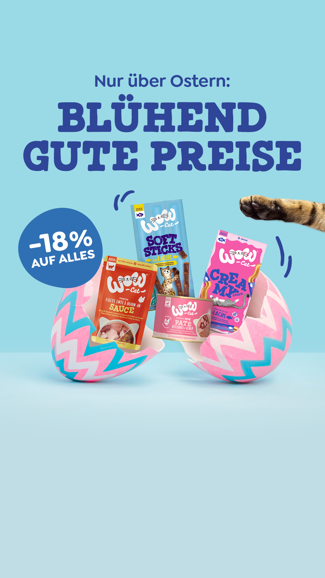 WOW Pet Facebook ad from Apr 1, 2026