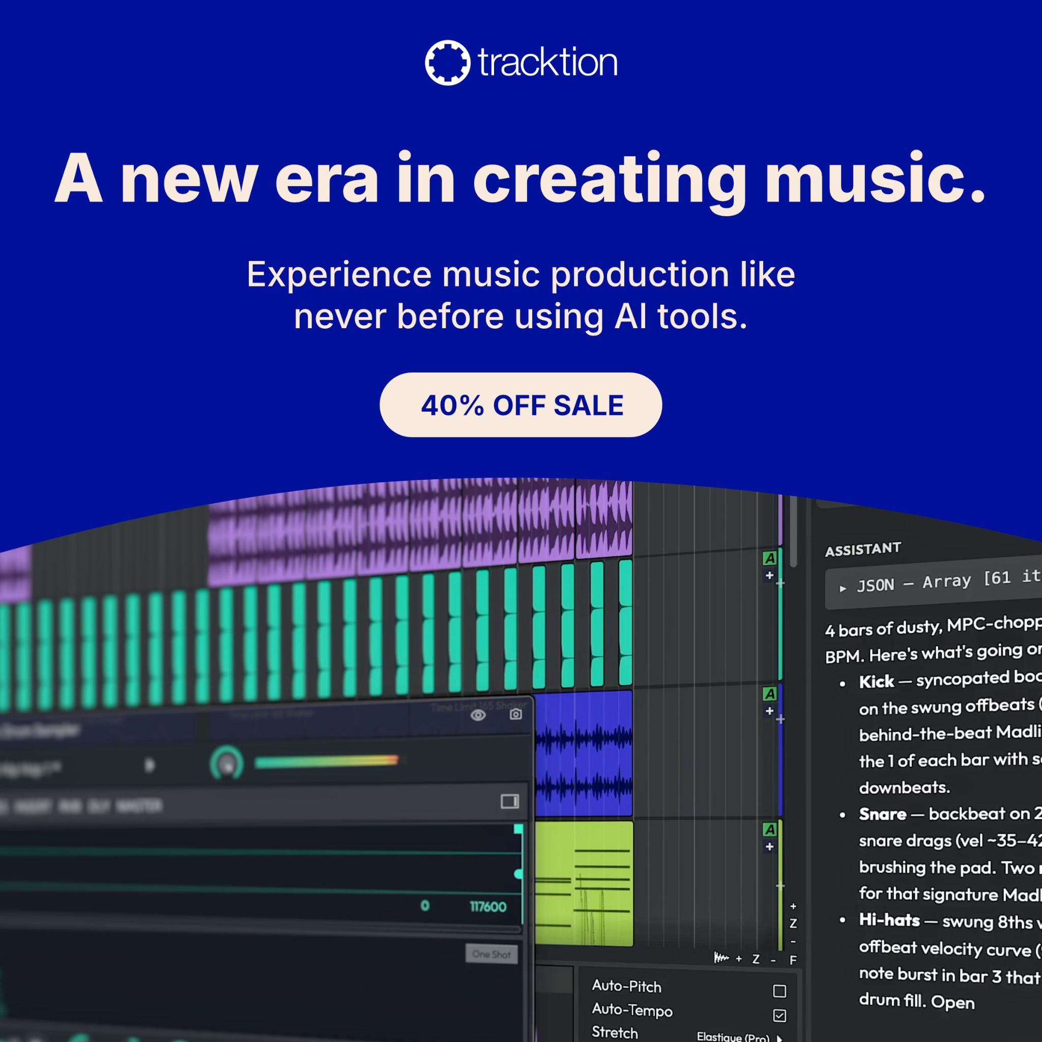 Tracktion Facebook ad