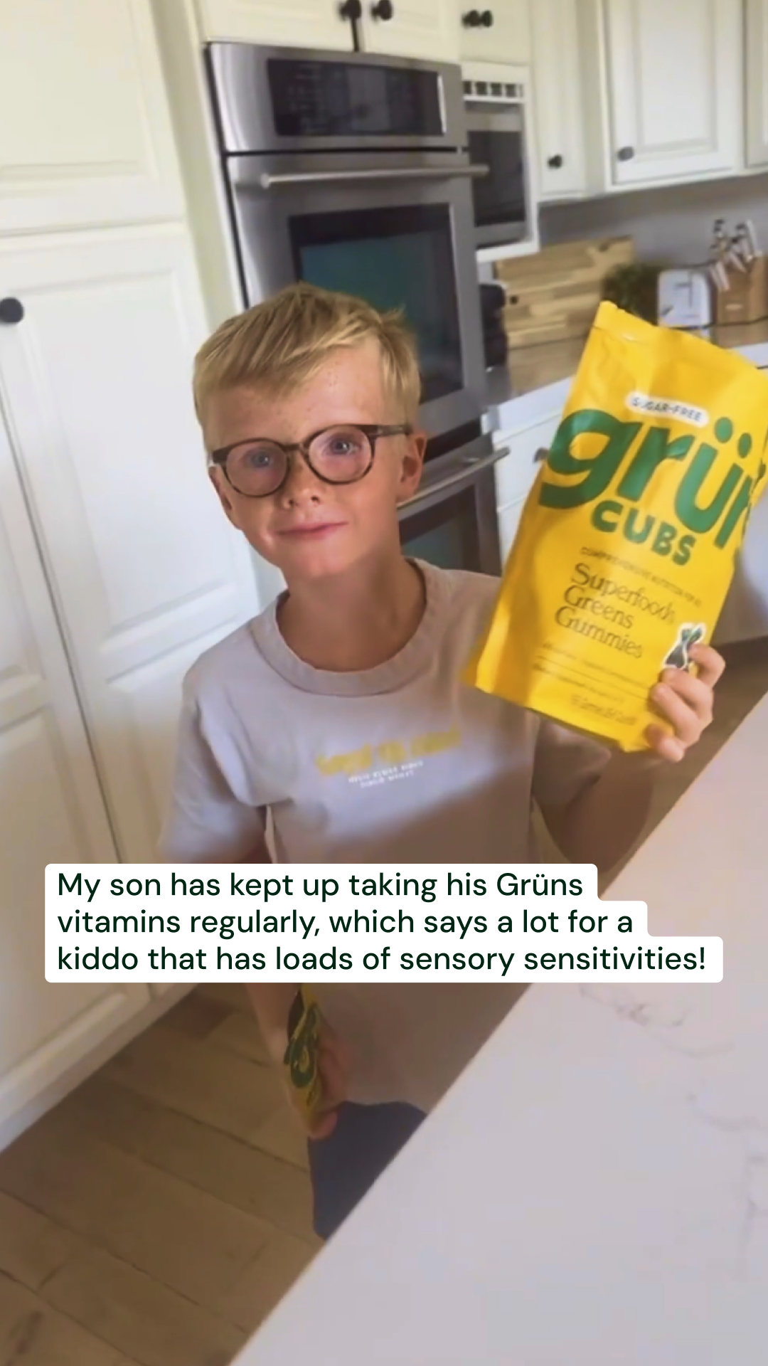 Grüns Kids Facebook ad