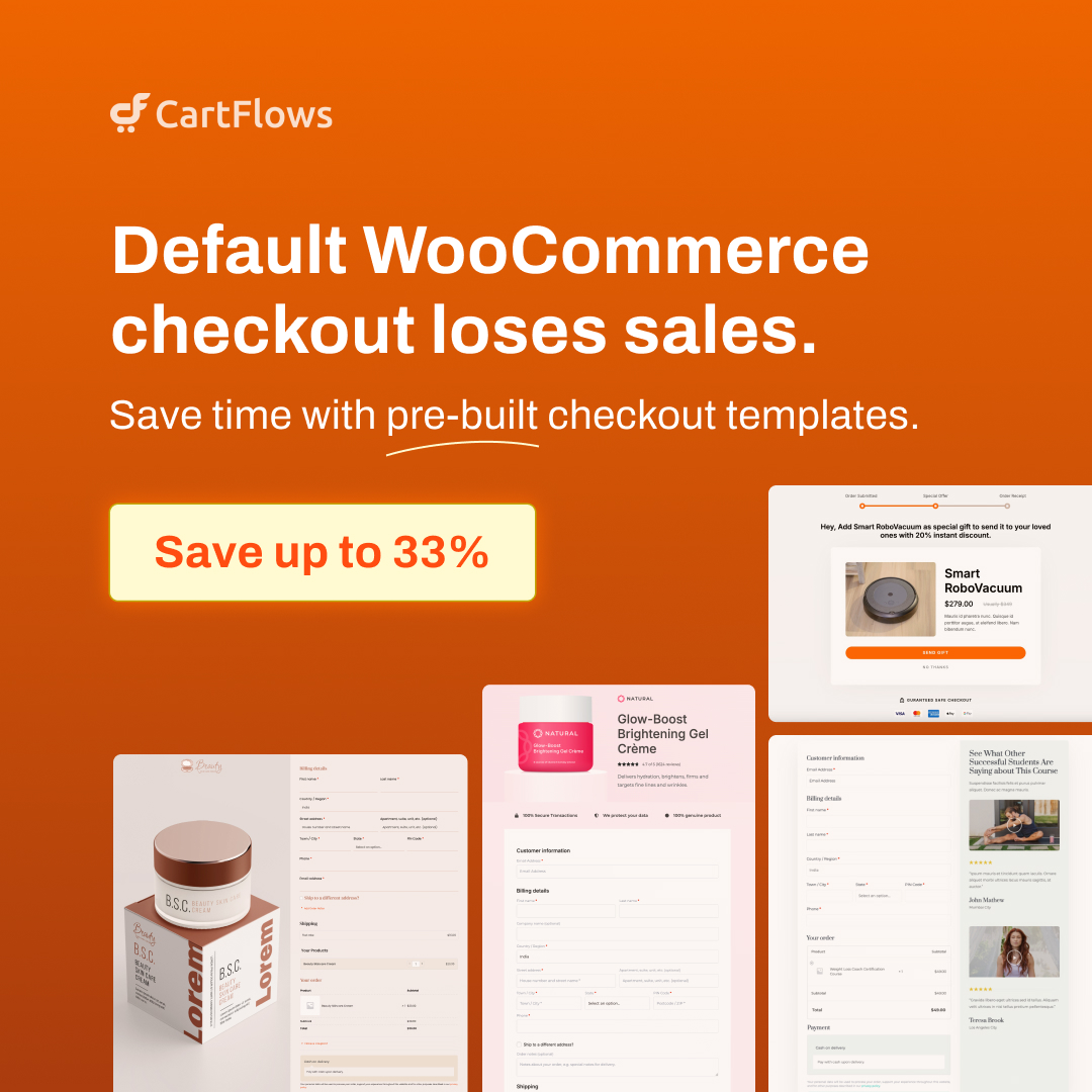 CartFlows Facebook ad