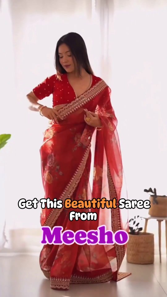 cart.bag Facebook ad: Get This Beautiful Saree From @meeshoapp