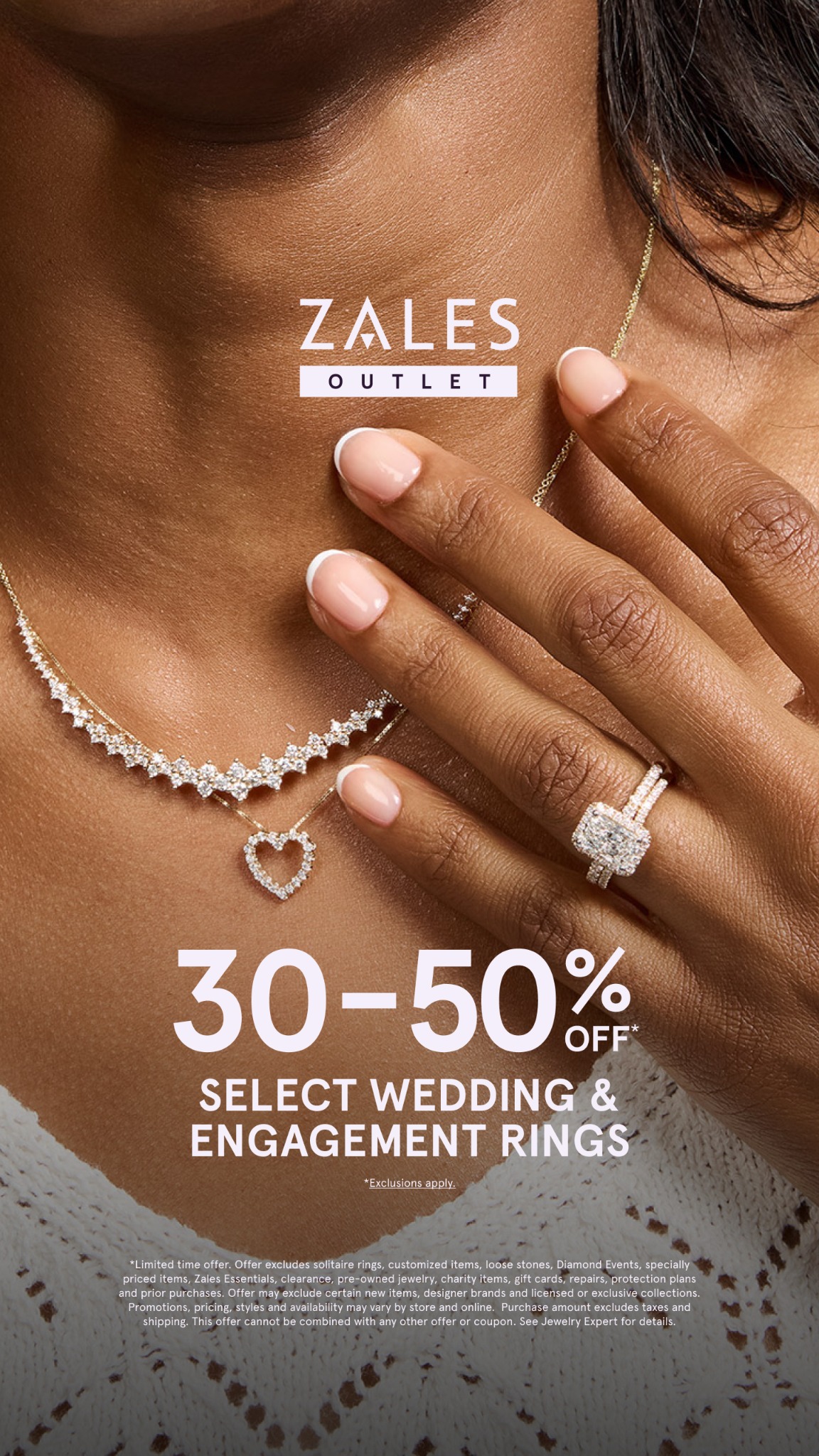 Zales Outlet Facebook ad: Worth the Yes