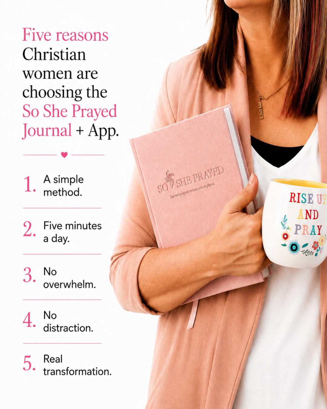 So She Prayed Journal Facebook ad: Transform Your Prayer Life