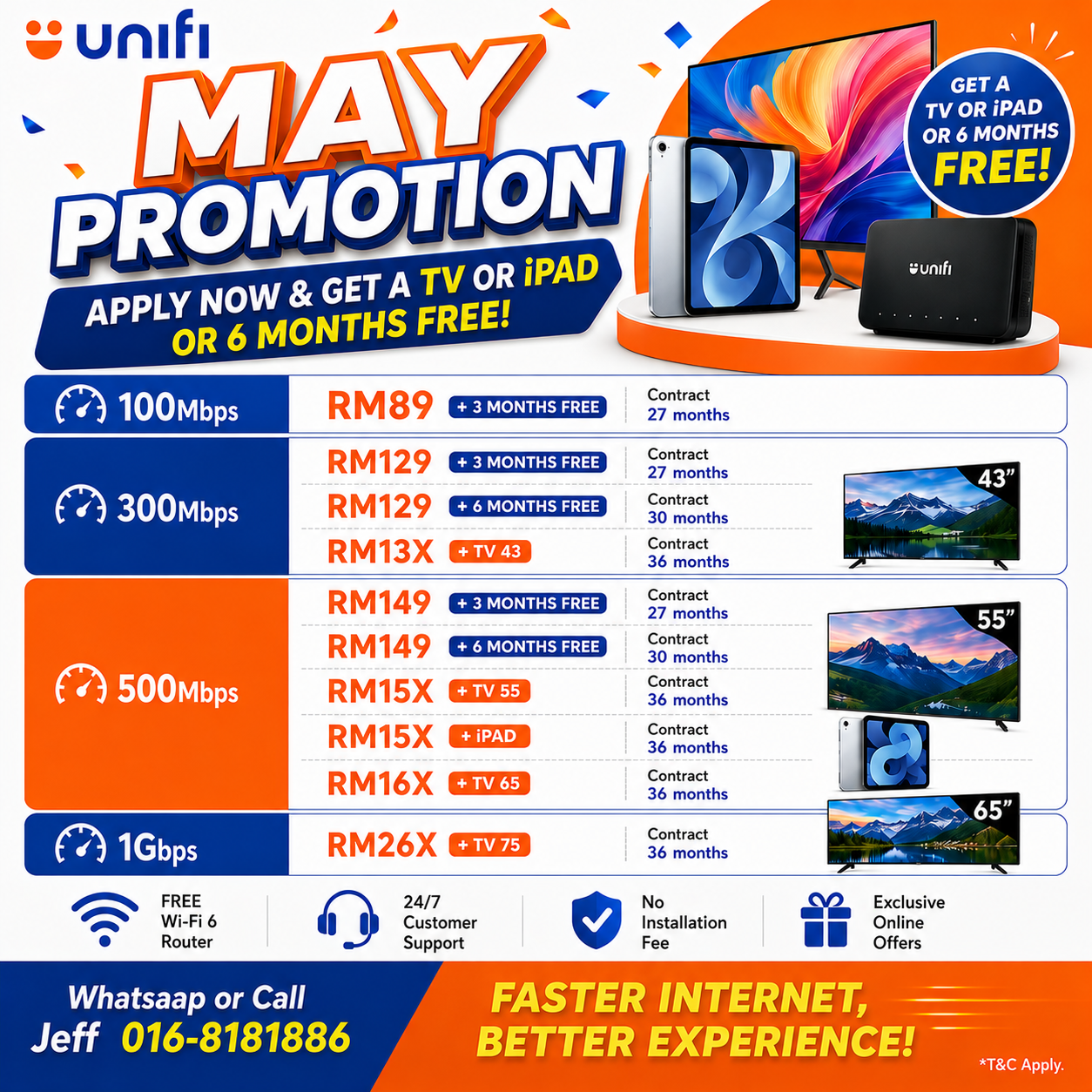 All Highspeed Internet Facebook ad