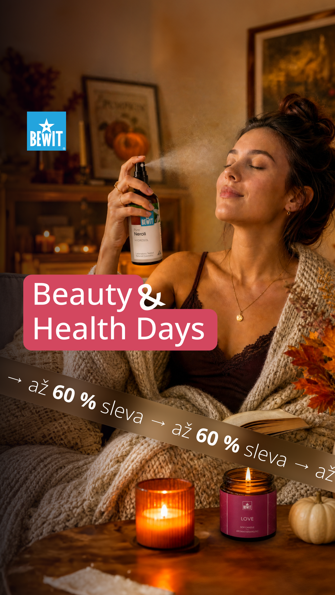 BEWIT Natural Medicine CZ Facebook ad: Beauty & Health Days až −60 %