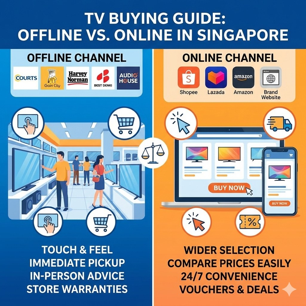 SG Got Many Why Facebook ad: Buy Appliances Online or In-Store in Singapore?