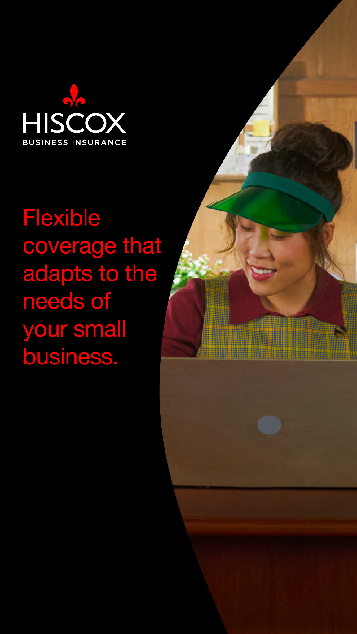 Hiscox Insurance Facebook ad