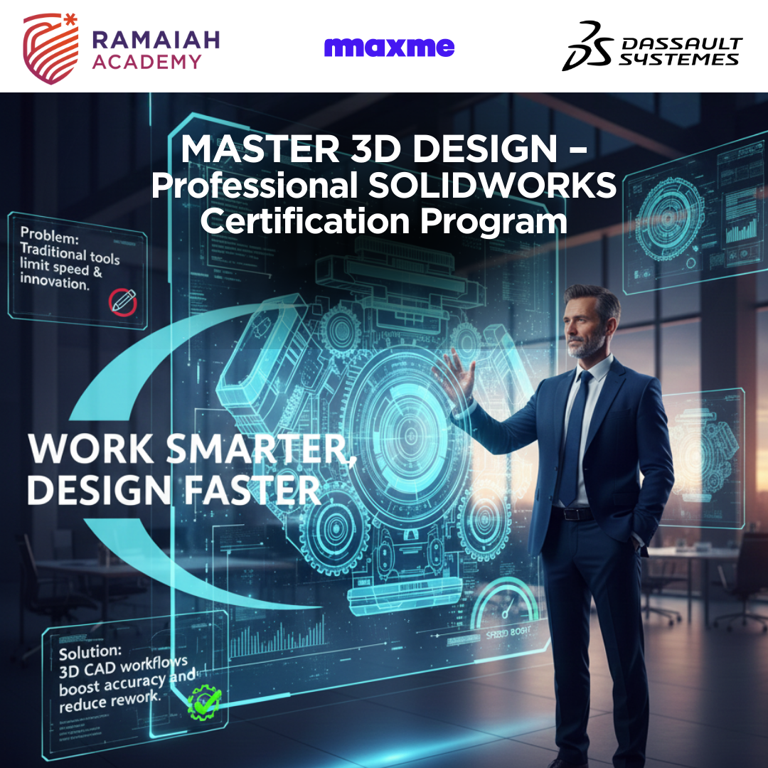 Ramaiah Academy Facebook ad: Master 3D Design