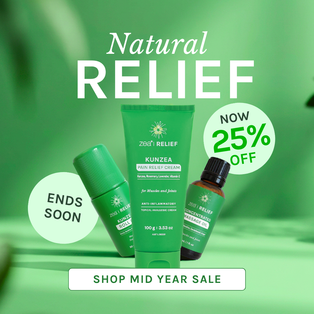 Zea Relief Facebook ad