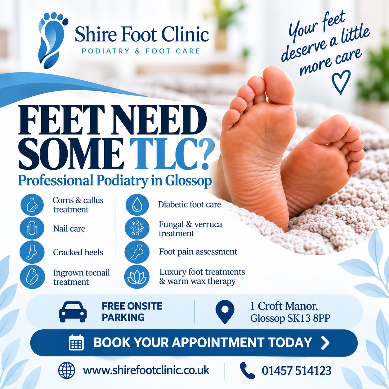 Shire Foot Clinic Facebook ad: Shire Foot Clinic is a specialised Podiatry and…