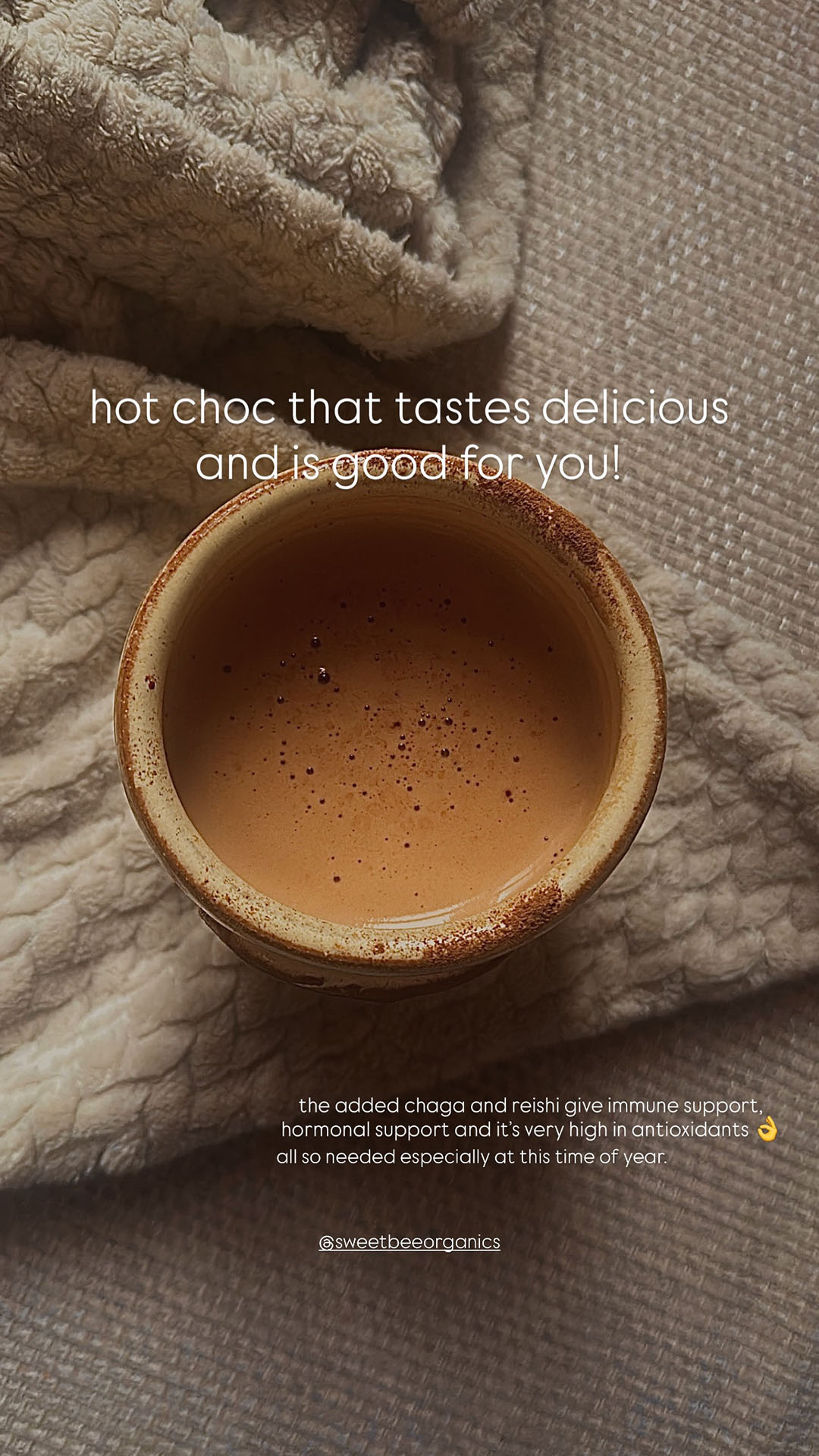 Sweet Bee Organics Facebook ad