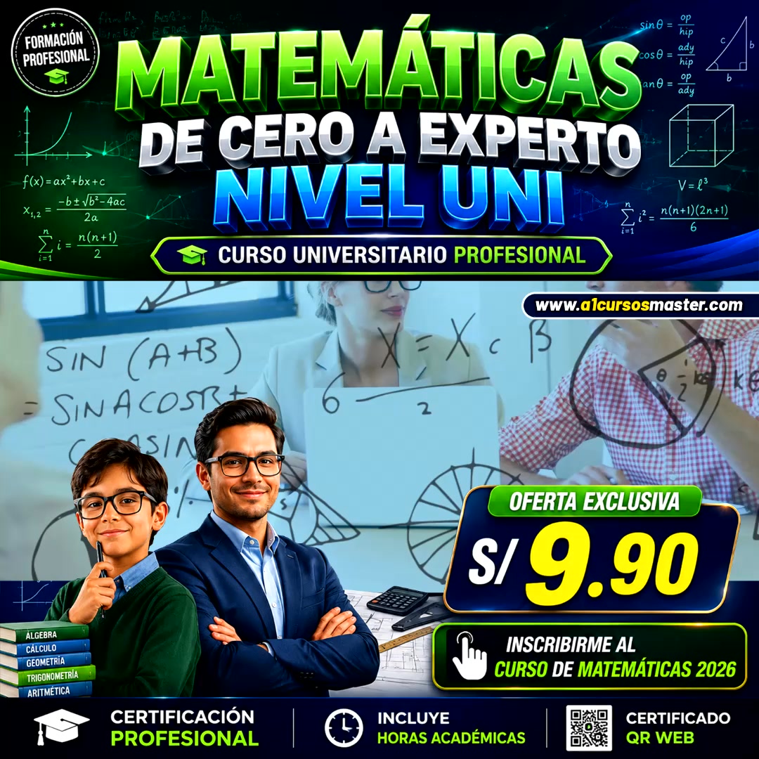 Escuela PIXEL Perú Facebook ad: Matemáticas Nivel UNI: El método que sí funciona