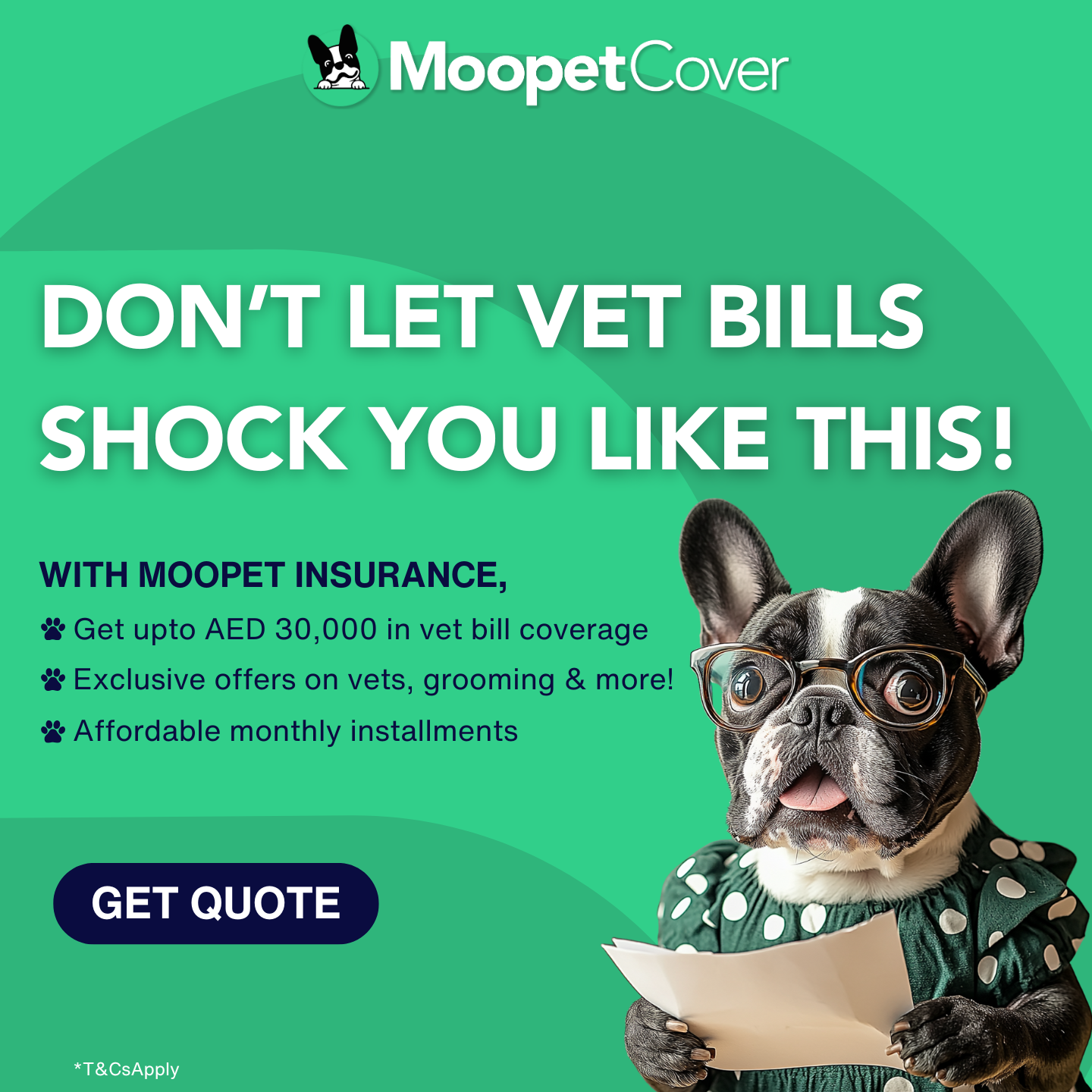 MooCover Facebook ad