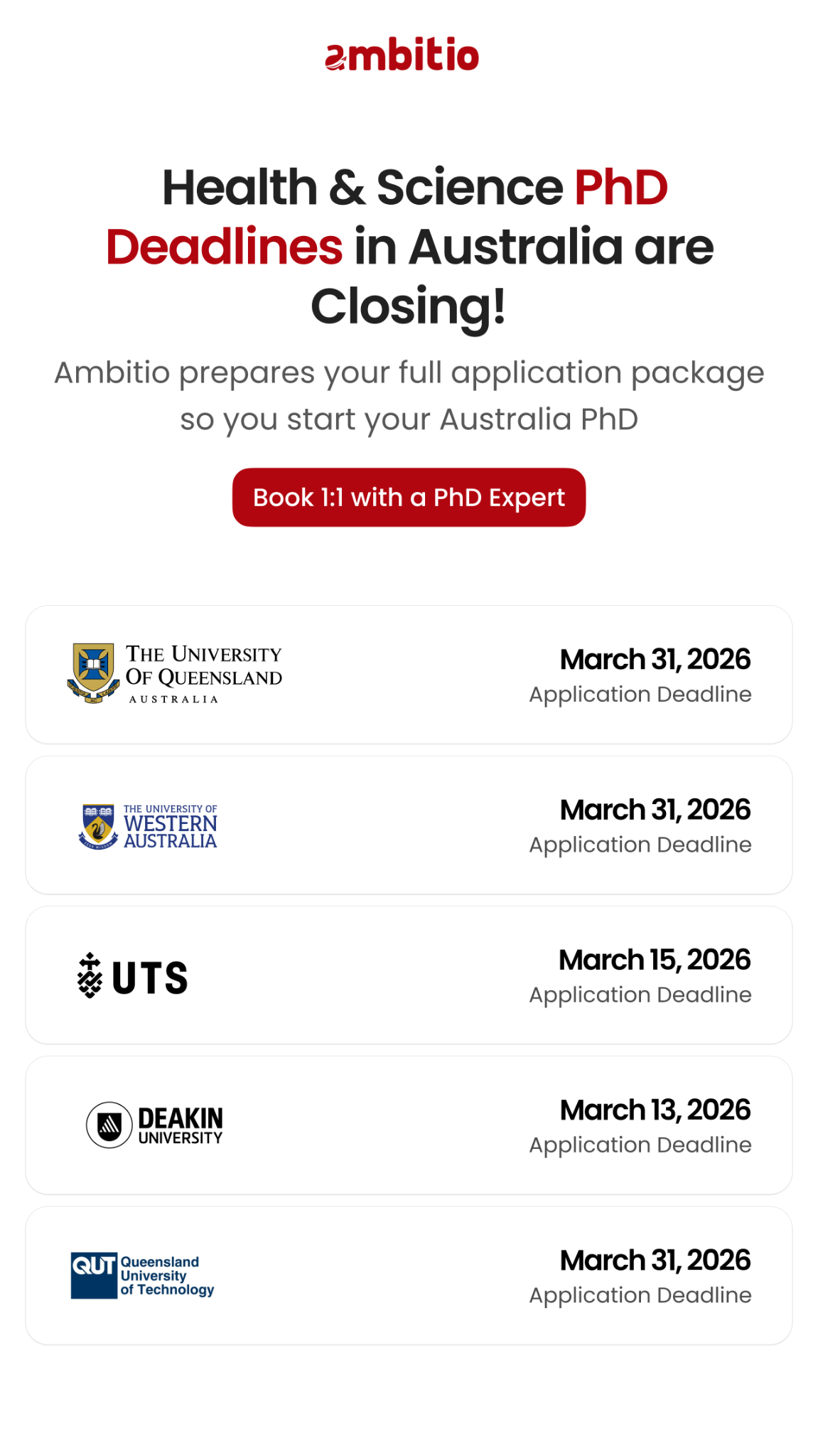 Ambitio Facebook ad