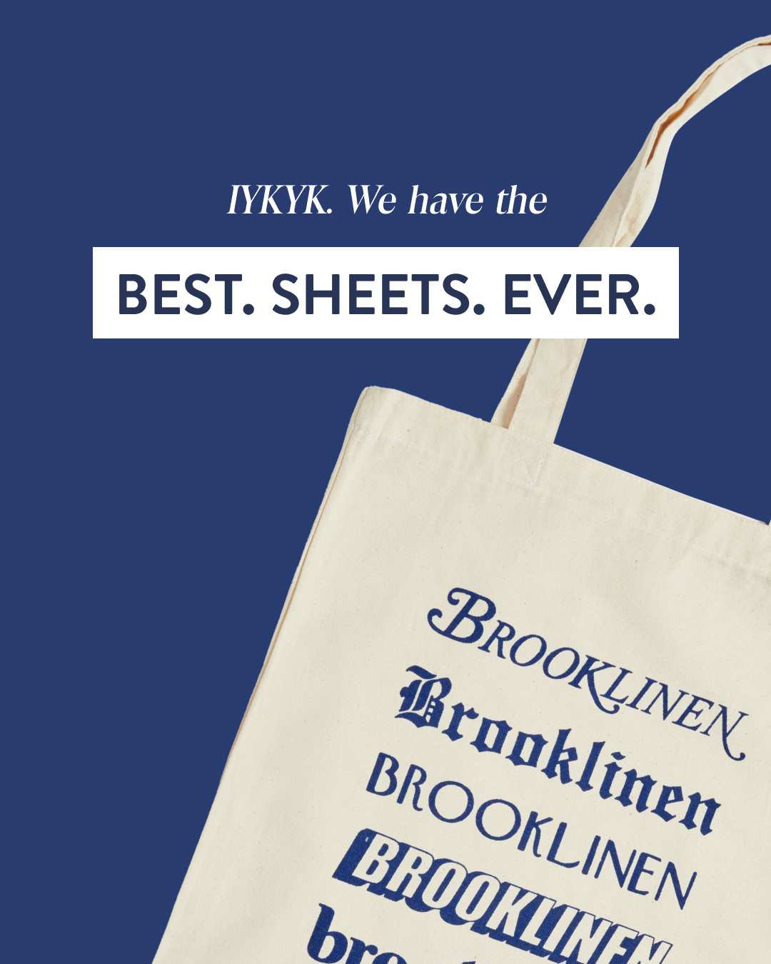 Brooklinen Facebook ad