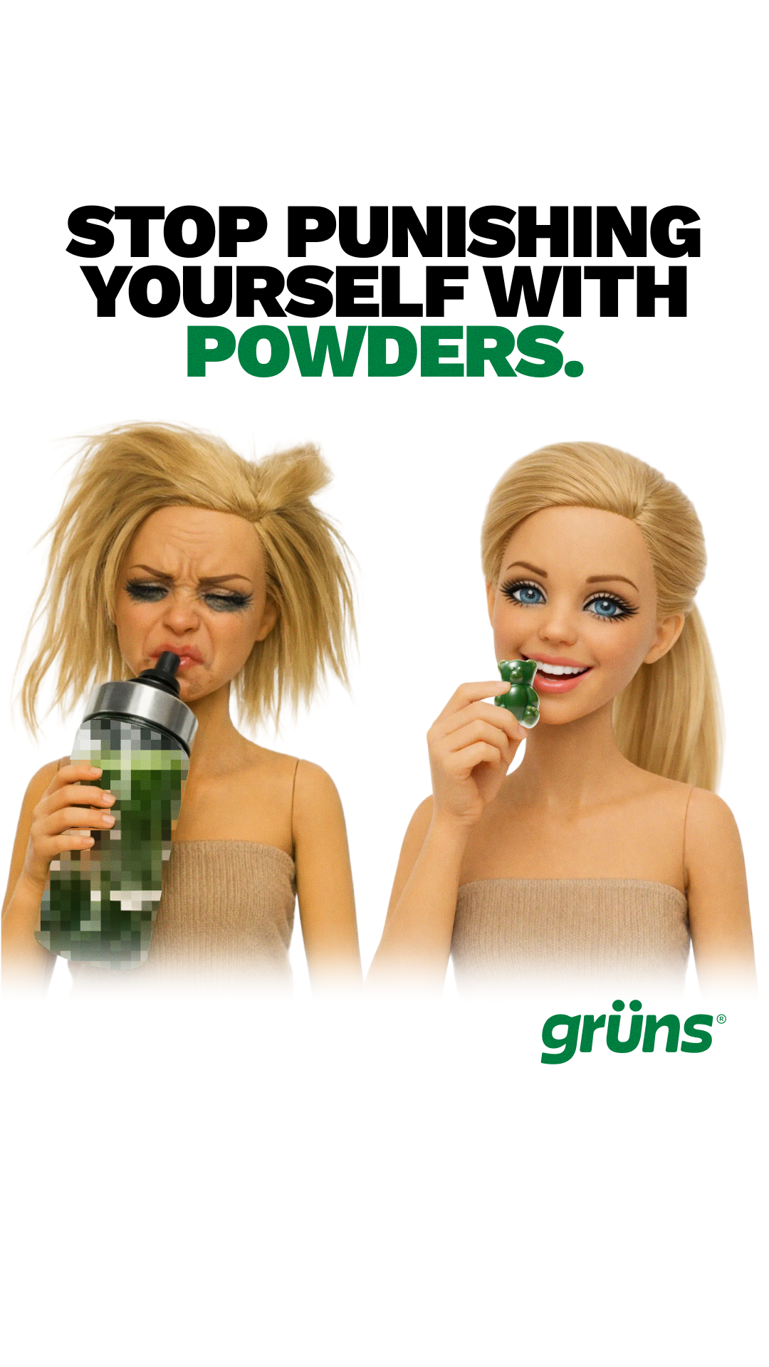 Grüns Facebook ad