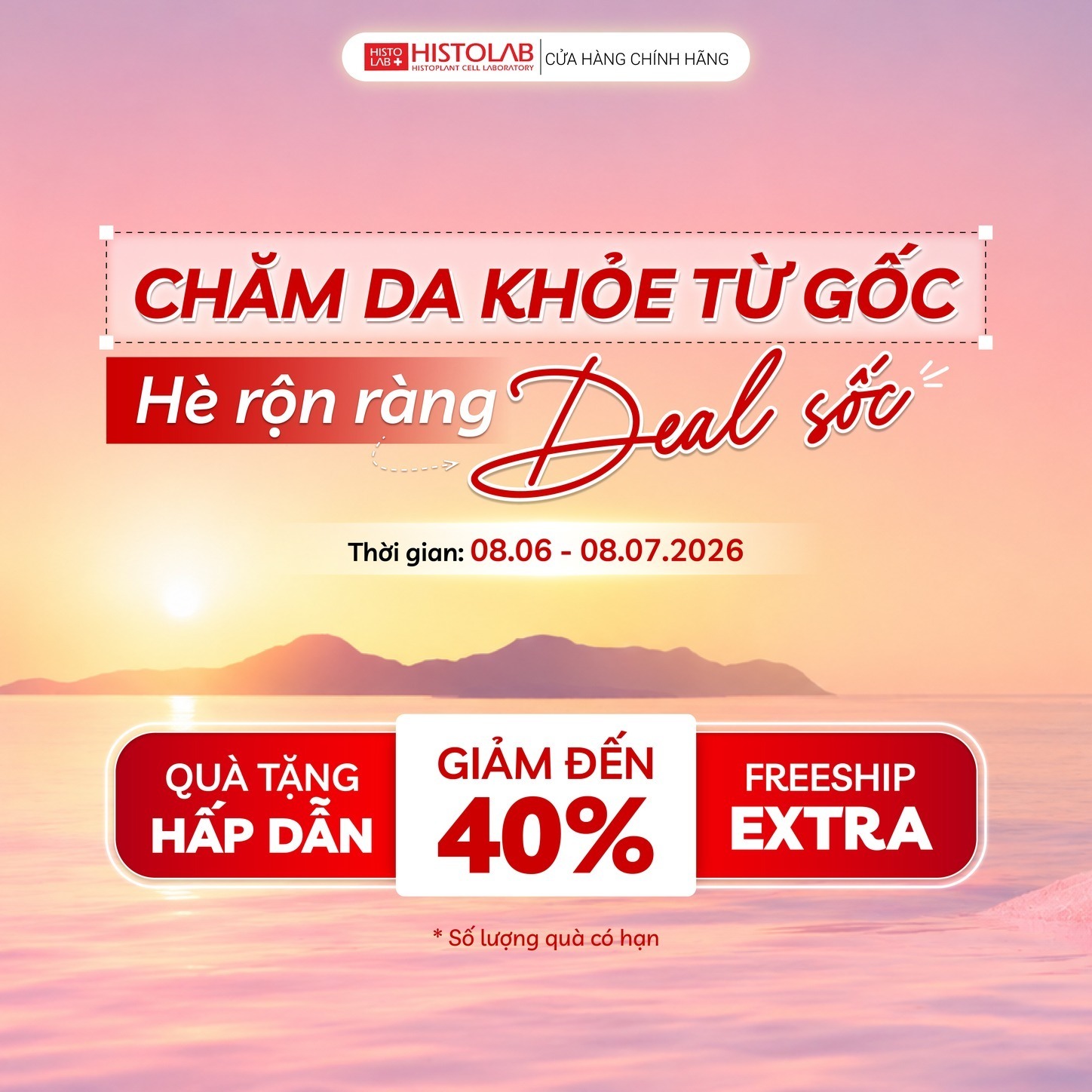 Histolab Việt Nam Facebook ad: 𝐂𝐇Ă𝐌 𝐃𝐀 𝐊𝐇𝐎Ẻ 𝐓Ừ 𝐆Ố𝐂, 𝐇È 𝐑Ộ𝐍 𝐑À𝐍𝐆…