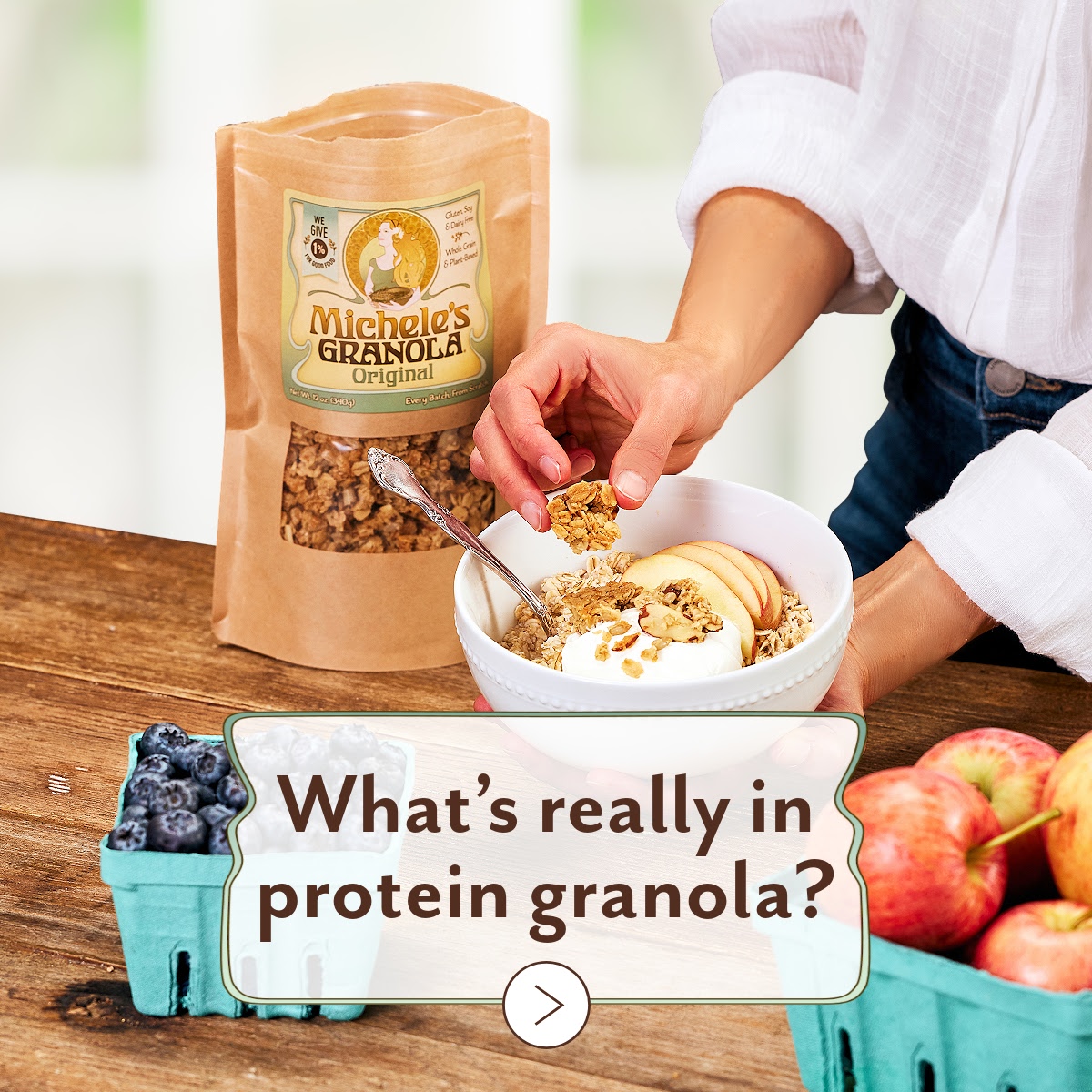 Michele's Granola Facebook ad