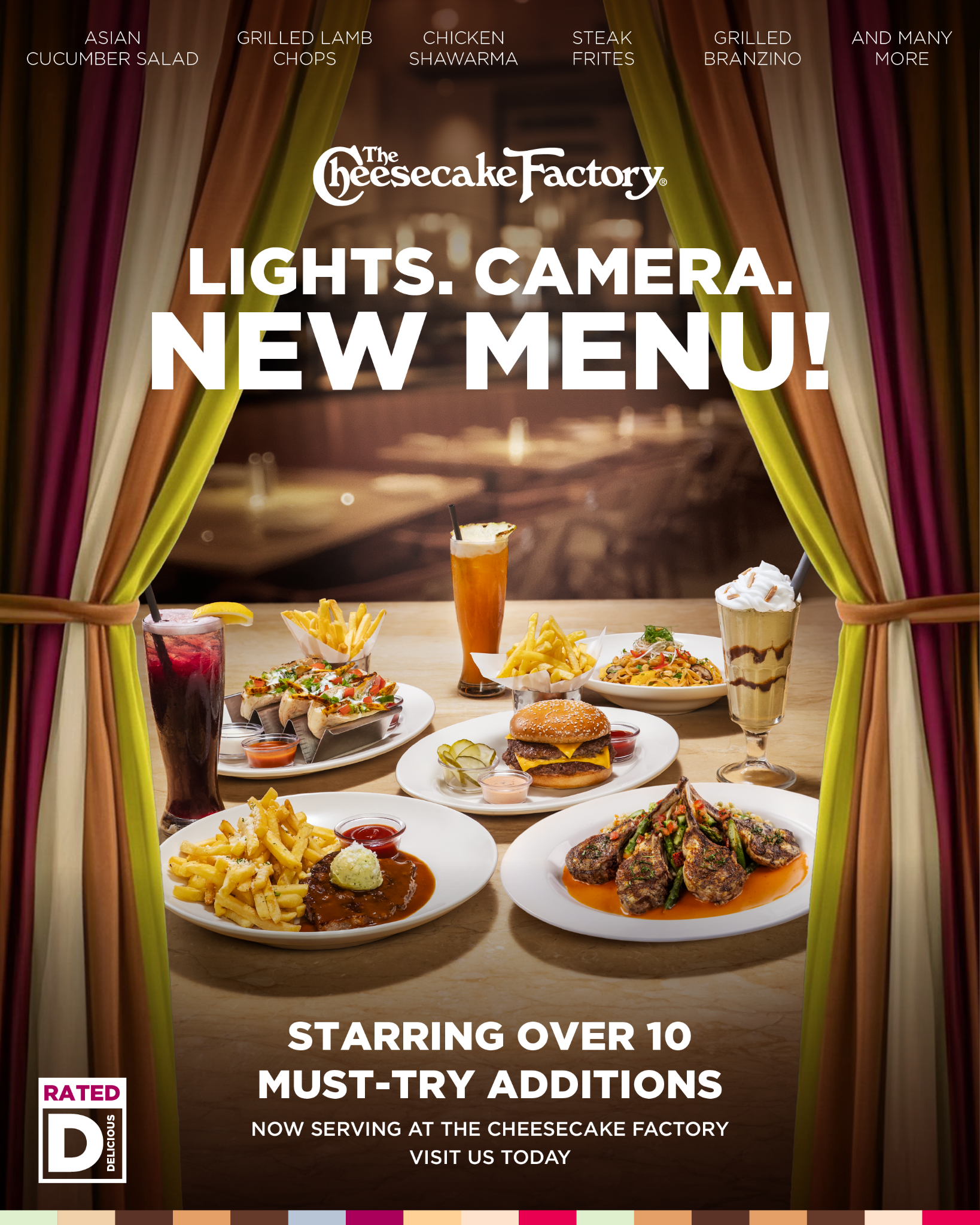 The Cheesecake Factory Middle East Facebook ad
