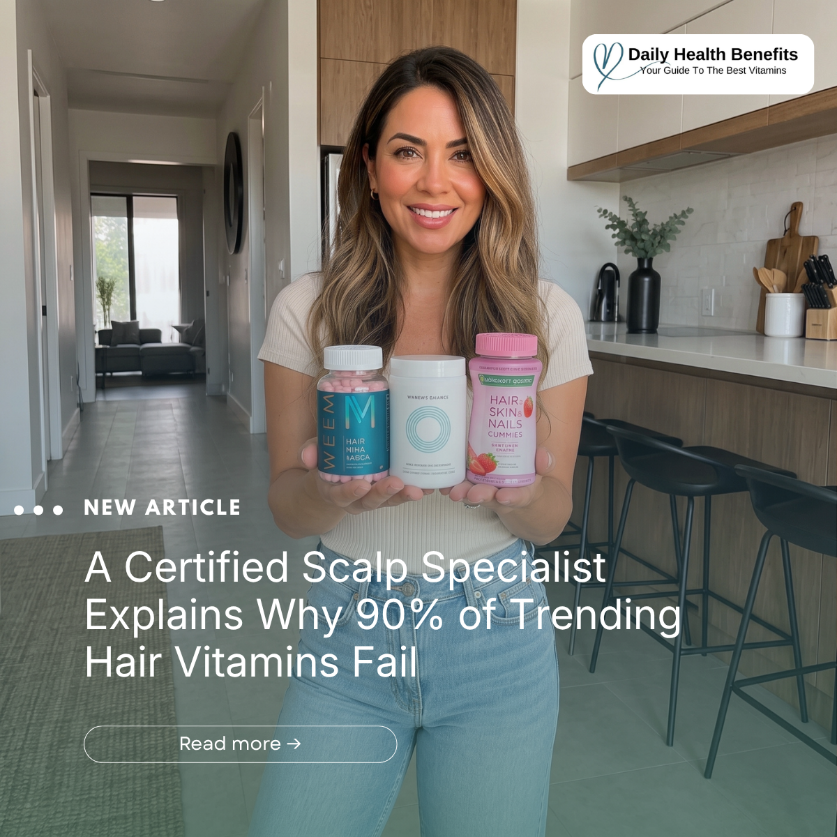 Certified Trichologist & Scalp Specialist Emily DeNard, Emunah Beauty Facebook ad