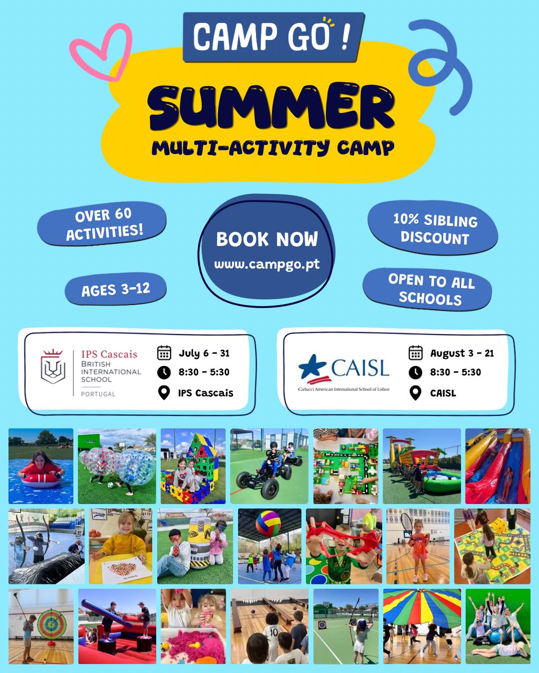 CAMP GO Facebook ad