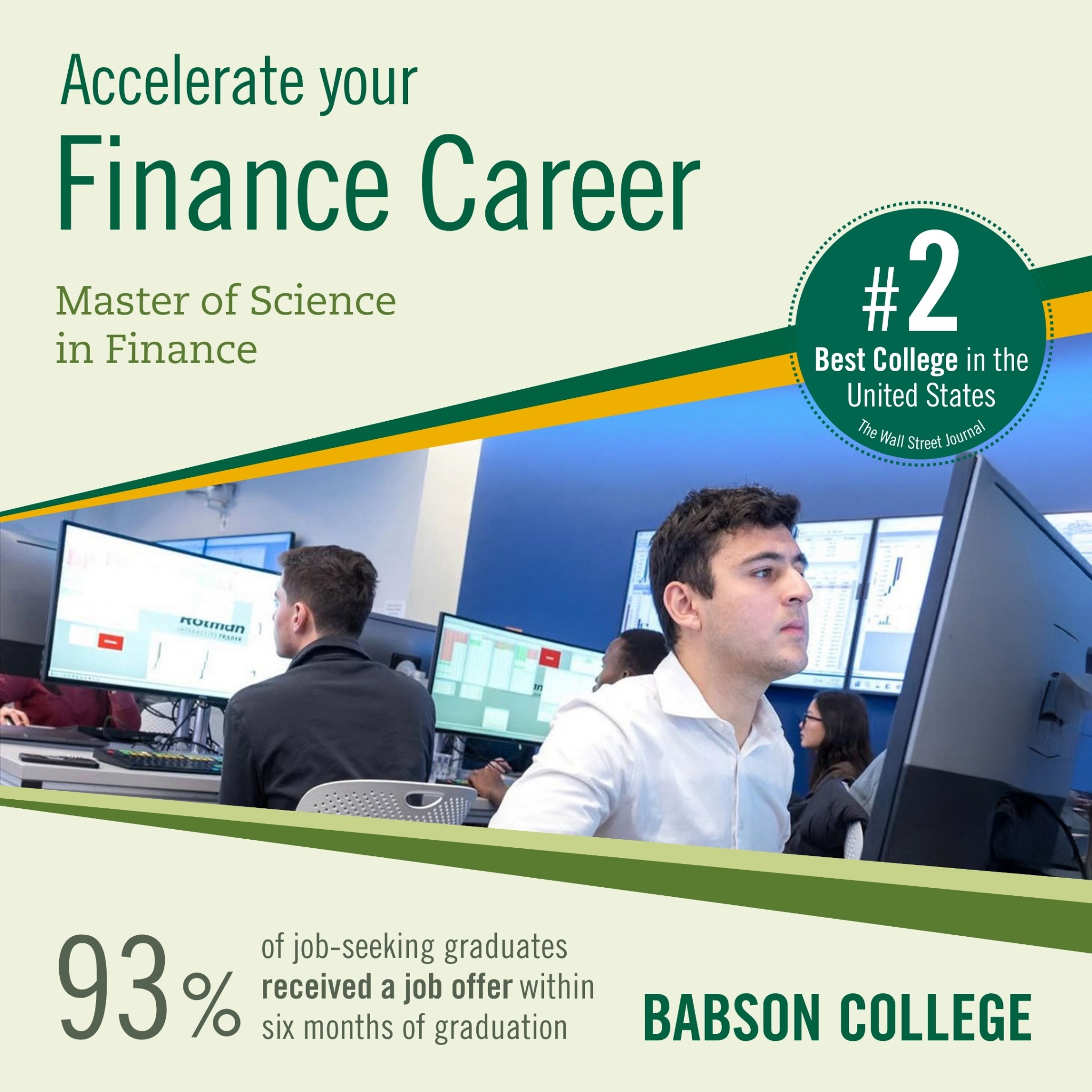 Babson College Facebook ad