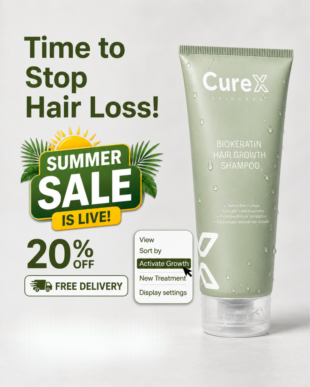 Curex Skincare Facebook ad: Complete Your Routine
