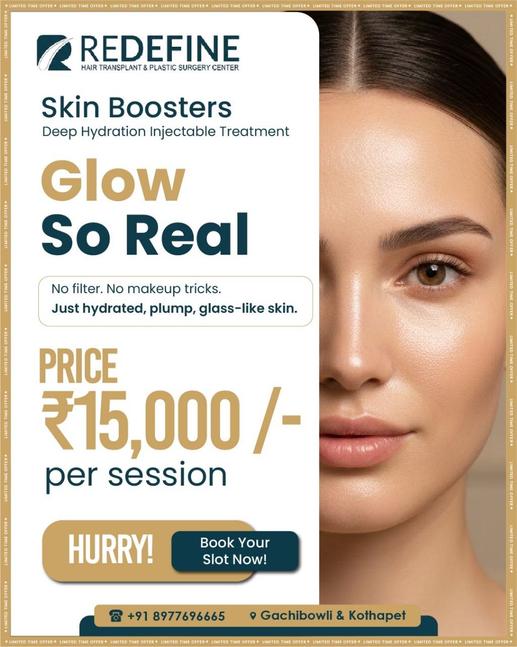 Redefine Skin and Hair Transplant Center Facebook ad