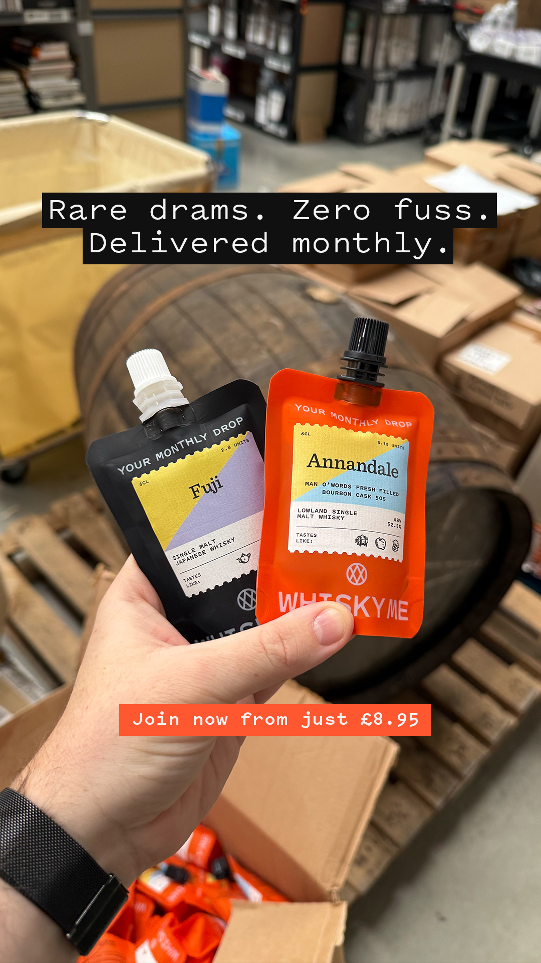 Whisky Me Facebook ad from Sep 30, 2025