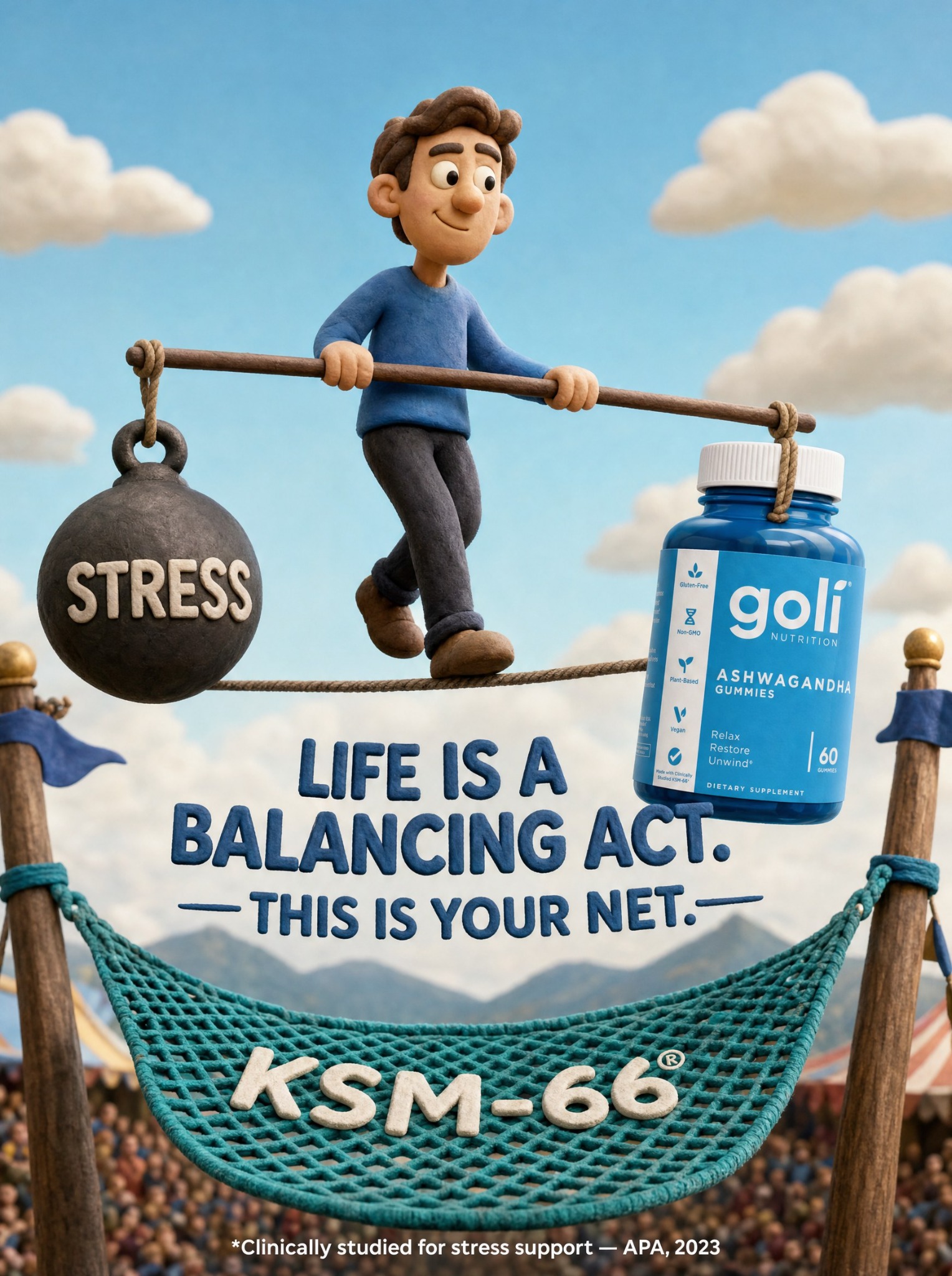 Goli Facebook ad: OVER 60% OFF + 100% FREE Shipping