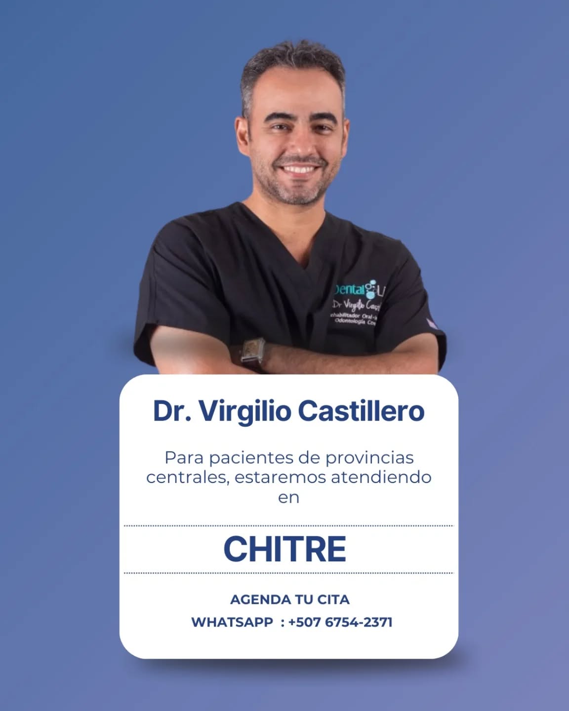 Dr Virgilio Castillero - Rehabilitador Oral Facebook ad: ¡Grandes noticias para nuestros pacientes de provincias…