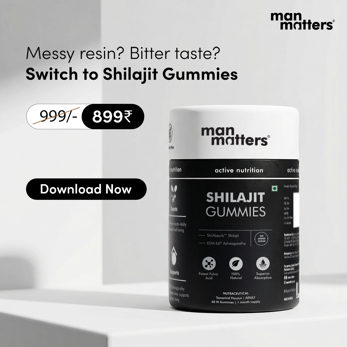 Performance Matters by Man Matters Facebook ad