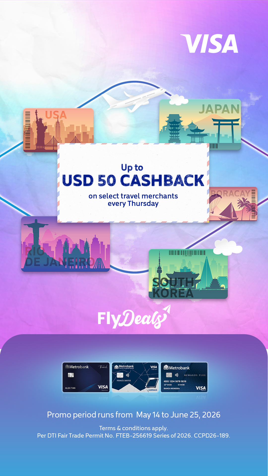 Metrobank Card Facebook ad