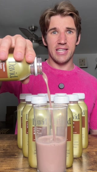 David Protein Facebook ad: 30g Protein. 140-150 Calories. <1g Sugar.