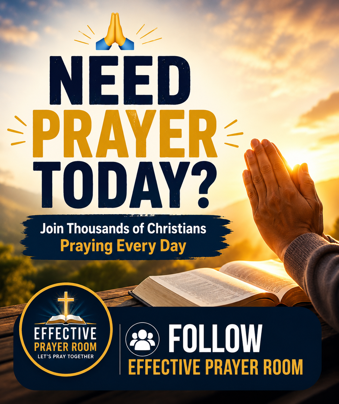 Effective Prayer Room Facebook ad