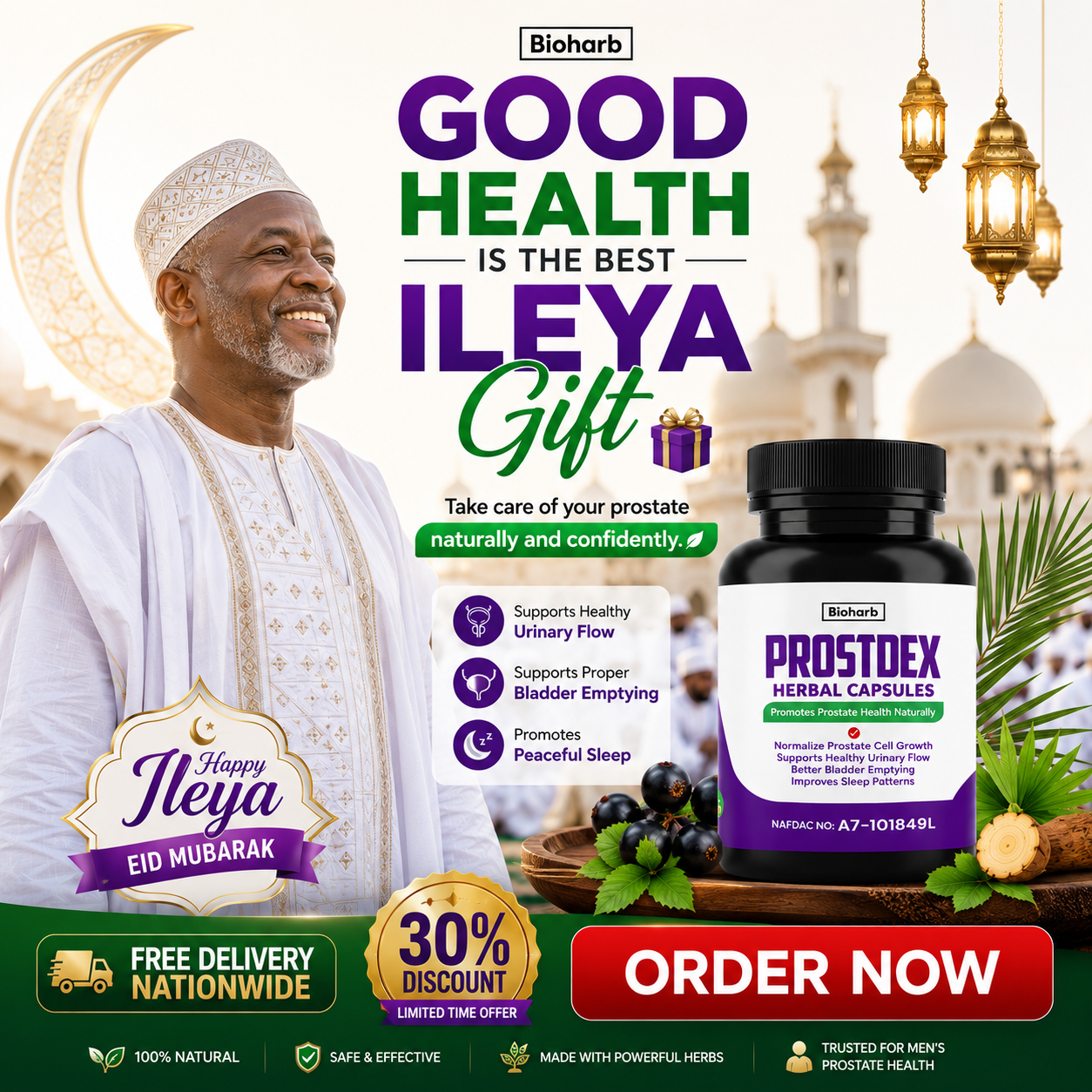 Prostate Health Solution Facebook ad