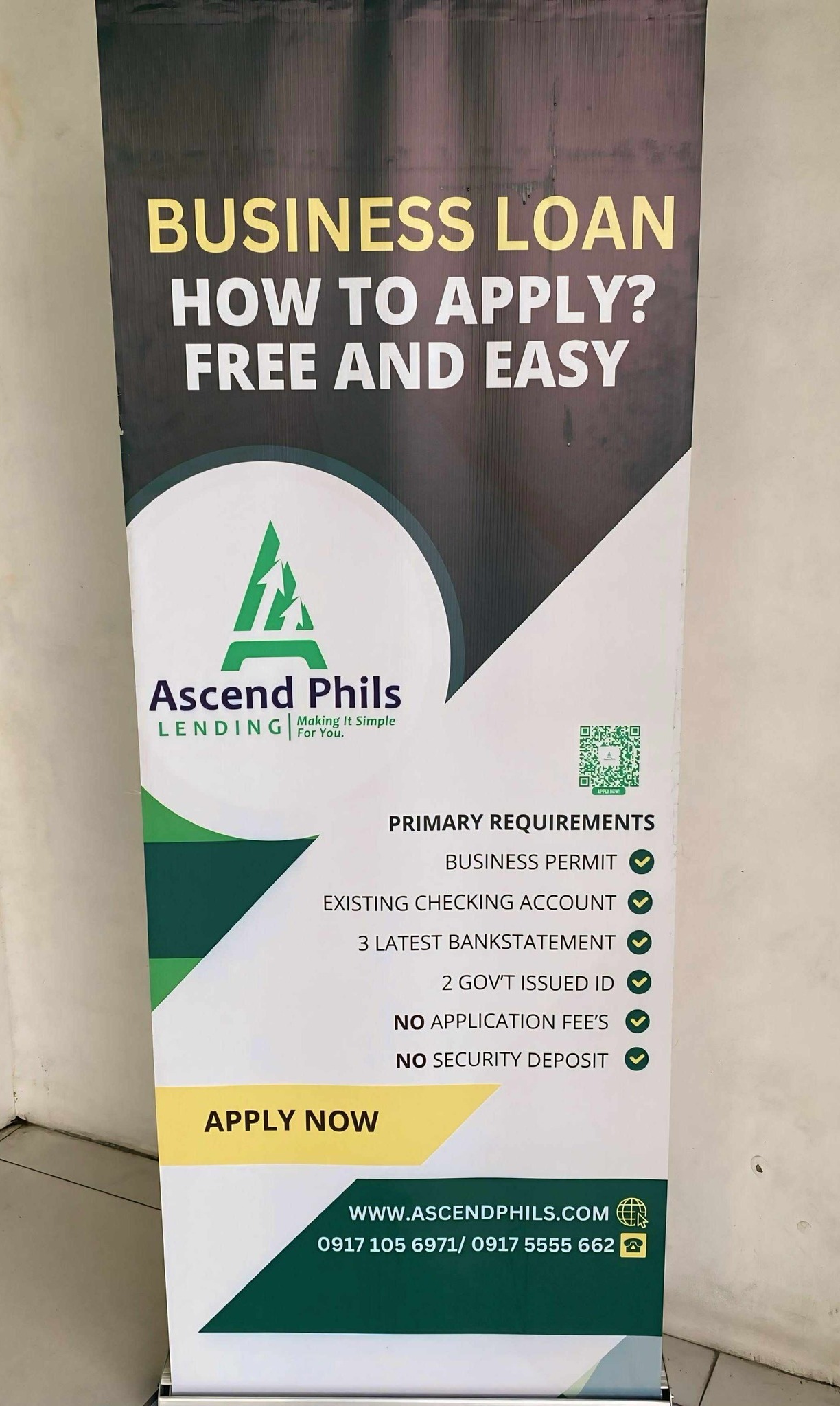 Ascend Phils Lending Facebook ad: Simple Loans, Secure Future