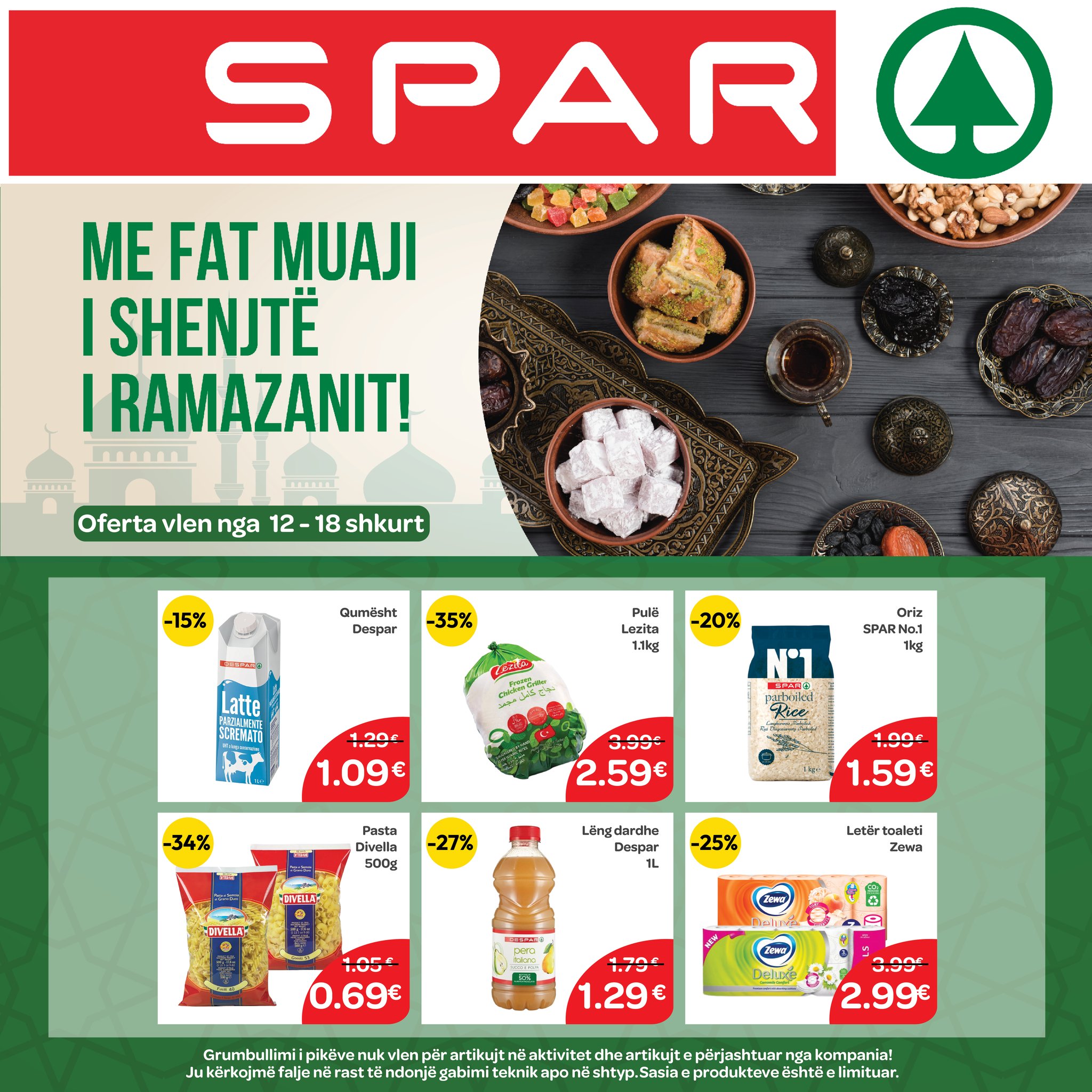 SPAR Kosova Facebook ad