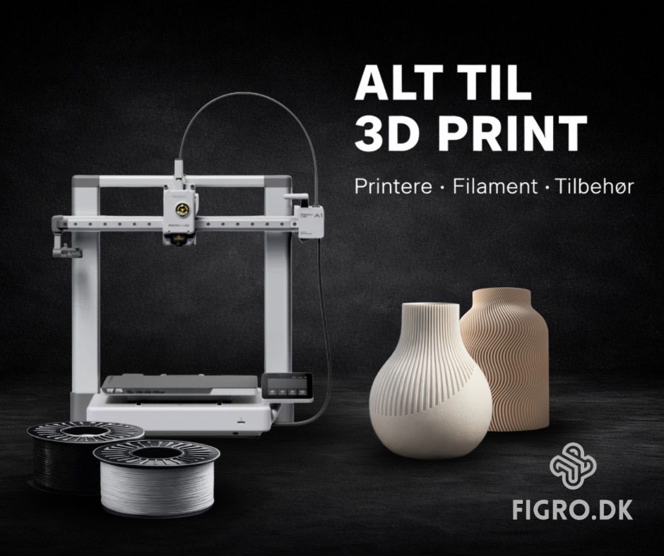 Figro.dk Facebook ad: Alt til 3D print, samlet ét sted.