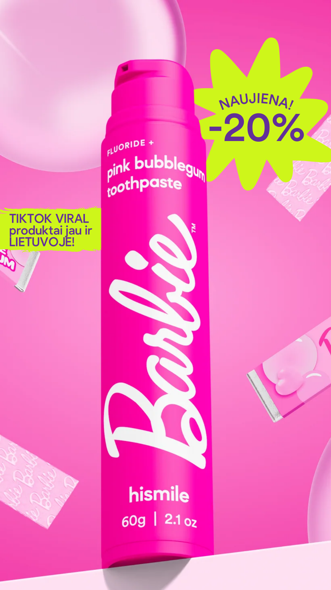 Hismile Baltics Facebook ad