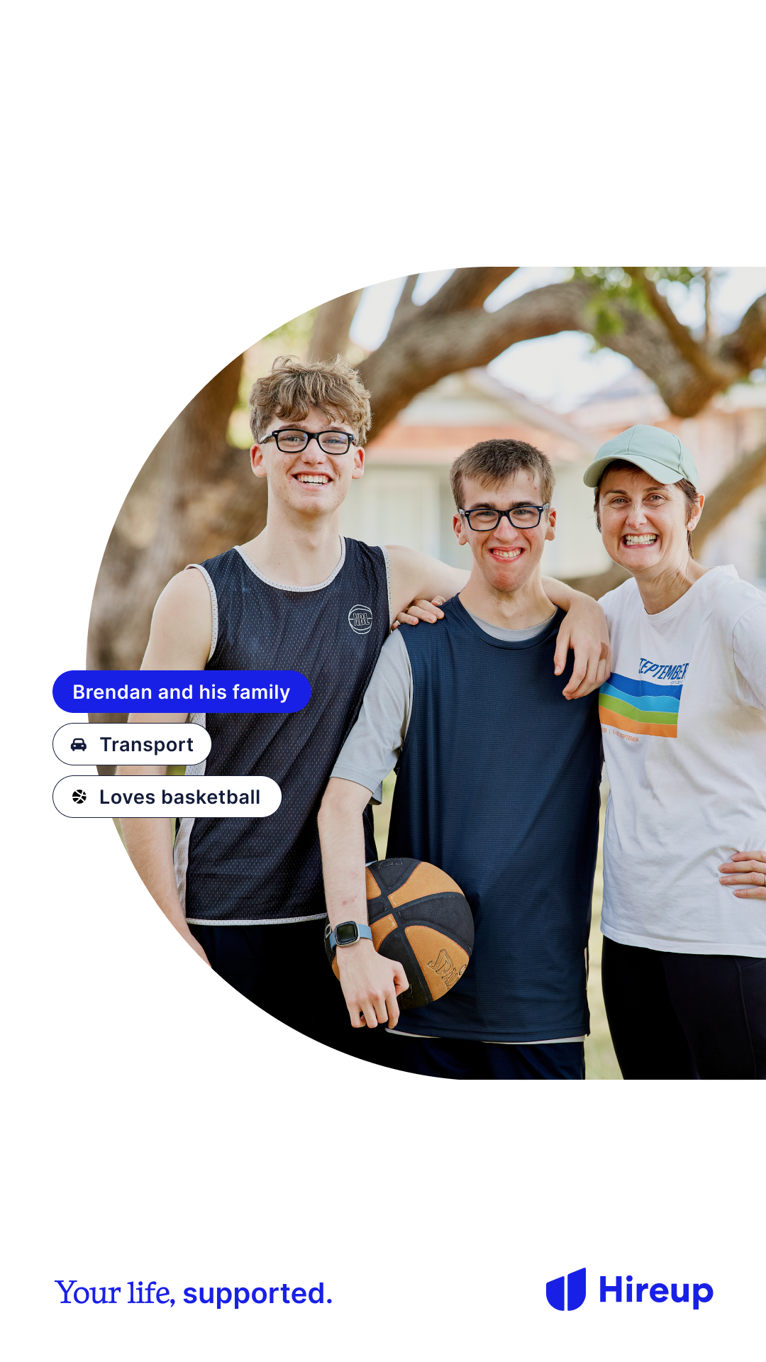 Hireup Facebook ad