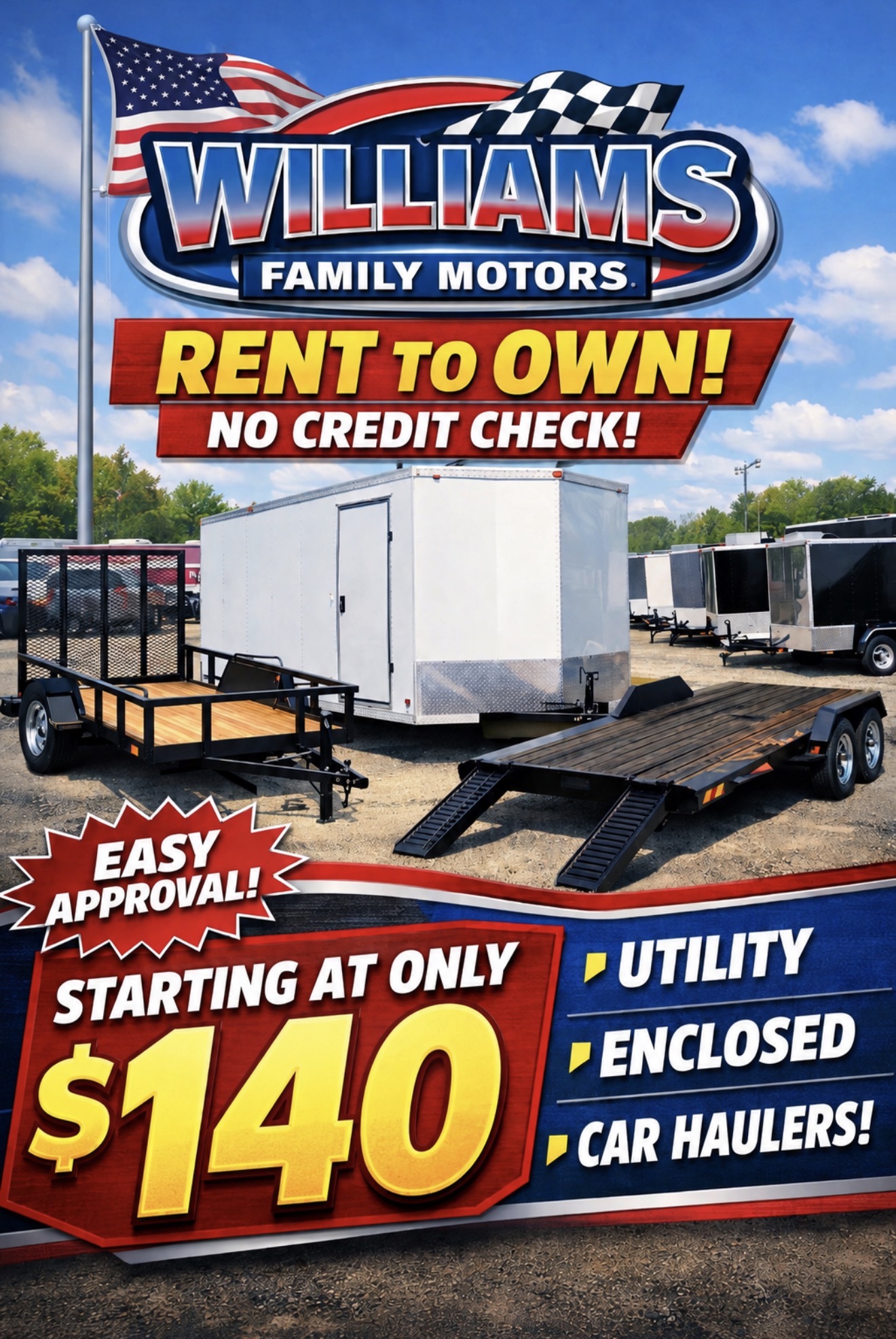 Williams Family Motors Facebook ad