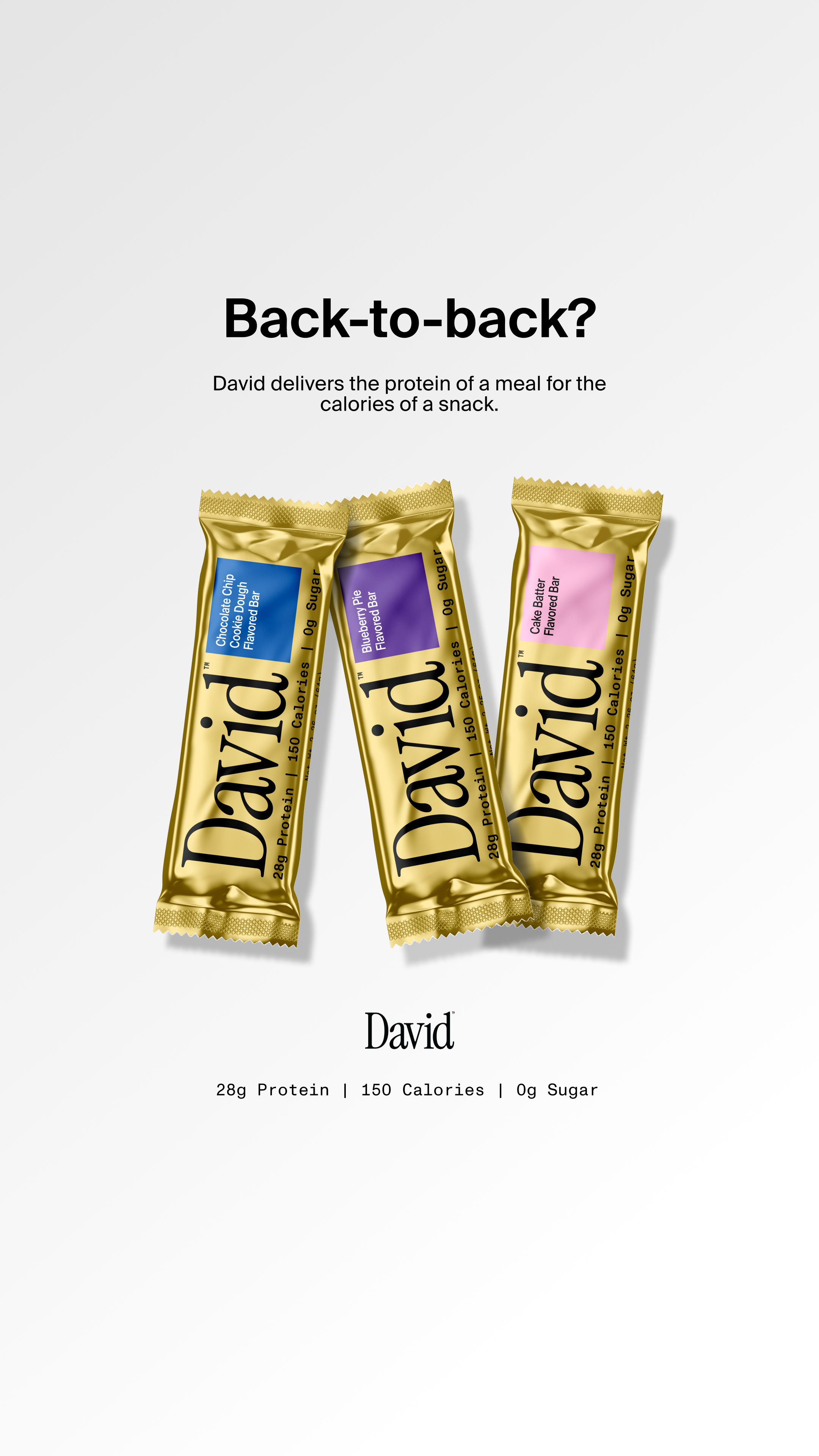 David Protein Facebook ad