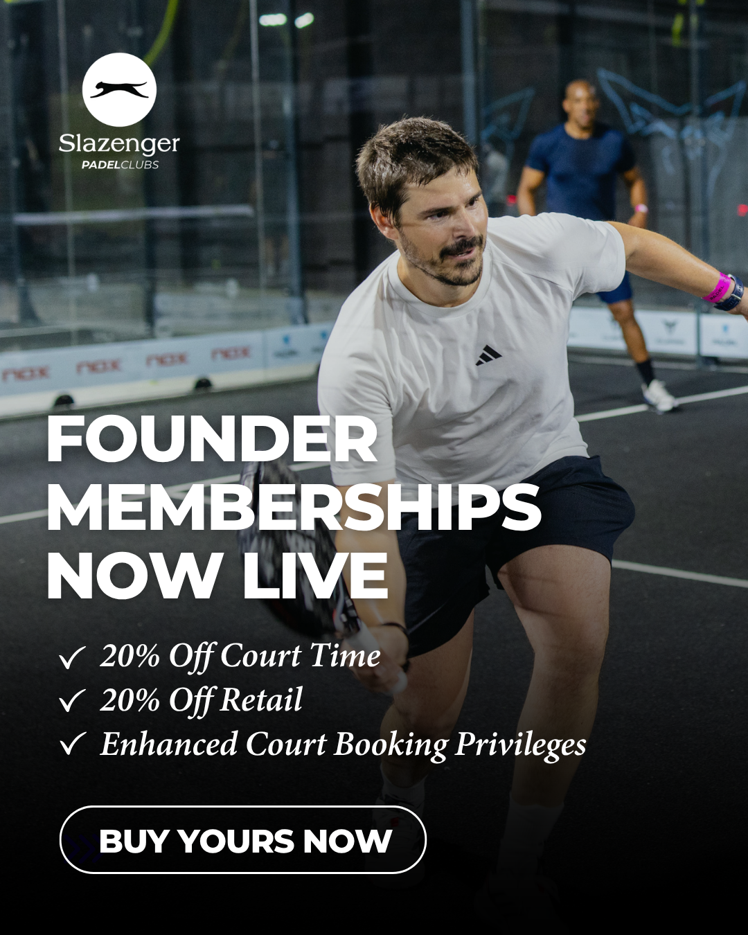 Slazenger Padel Clubs Facebook ad