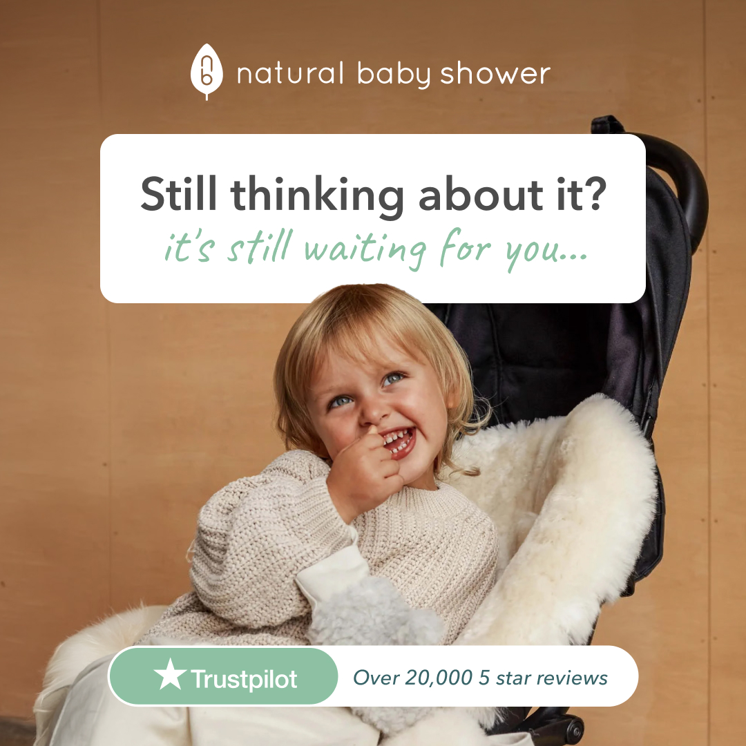 Natural Baby Shower Facebook ad