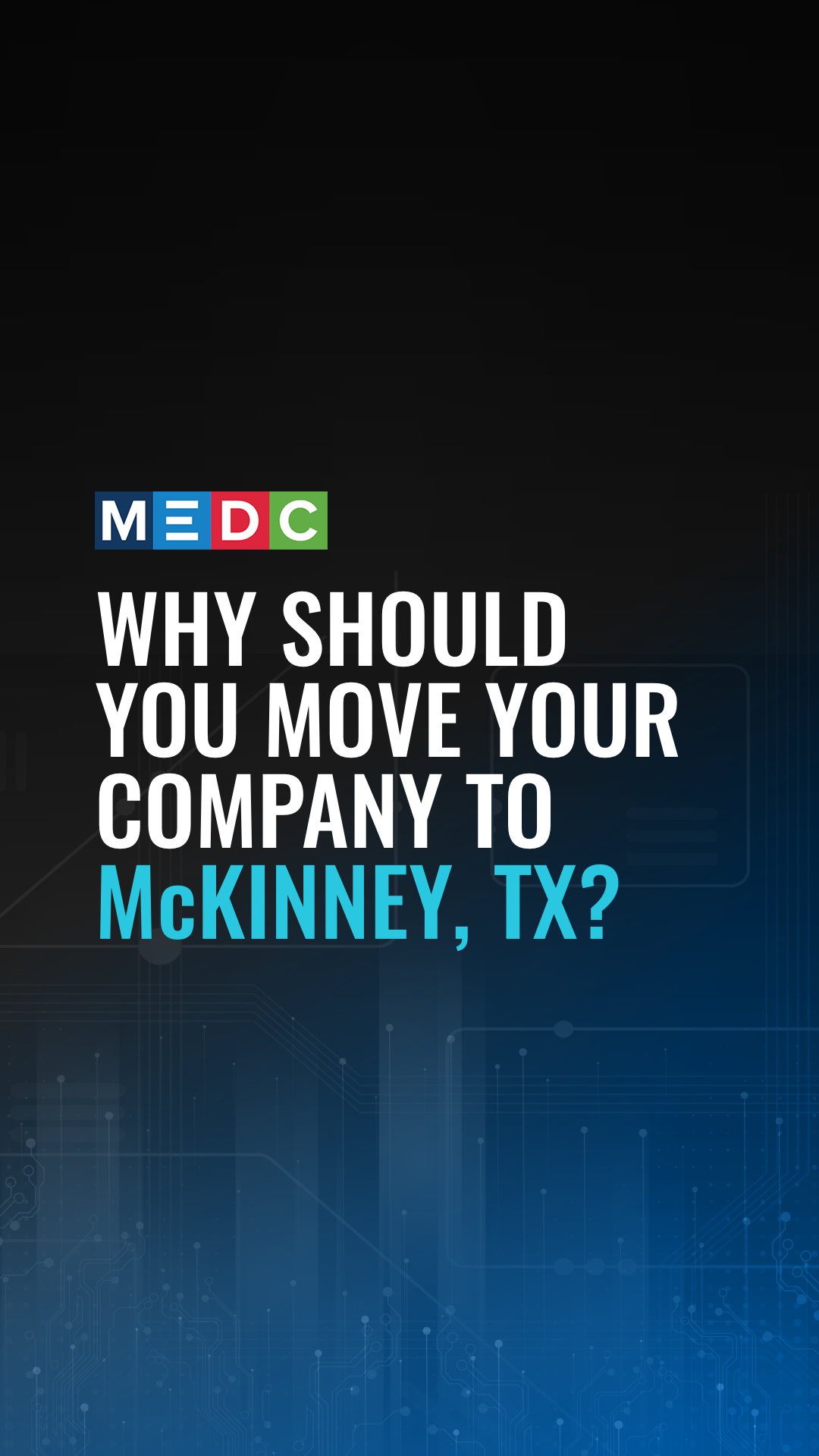 MEDC - McKinney Economic Development Corporation Facebook ad from Aug 7, 2024