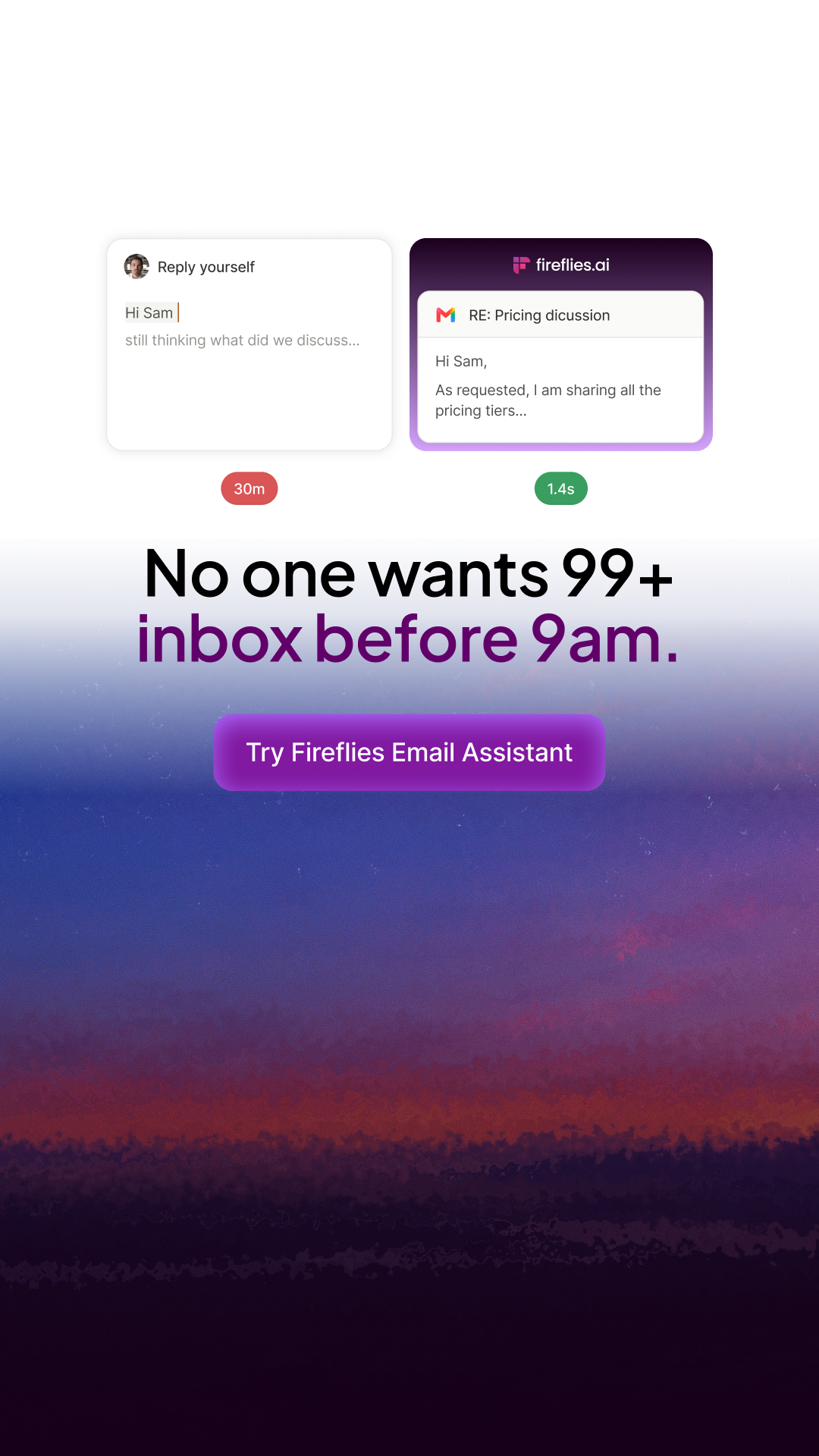 Fireflies.ai Facebook ad