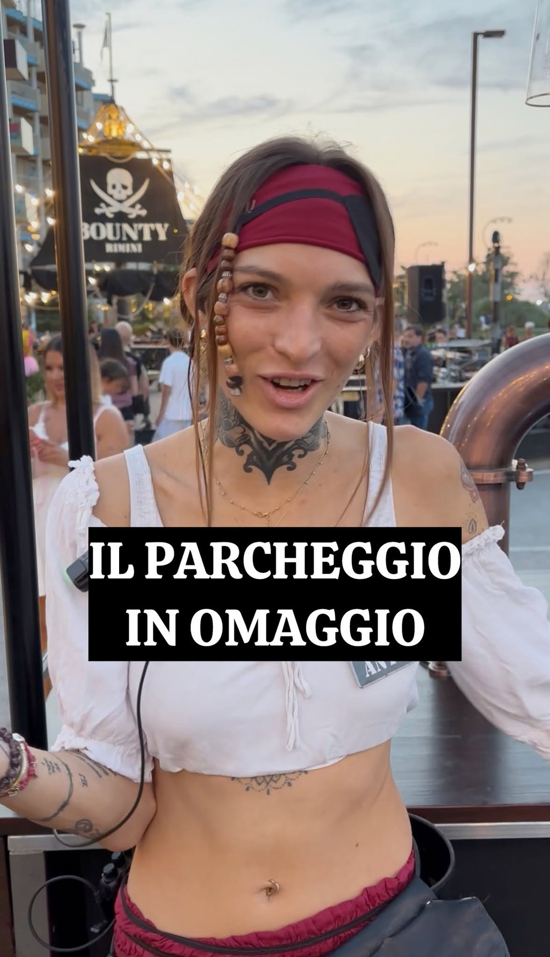 Bounty Rimini Facebook ad: Il parcheggio di P.