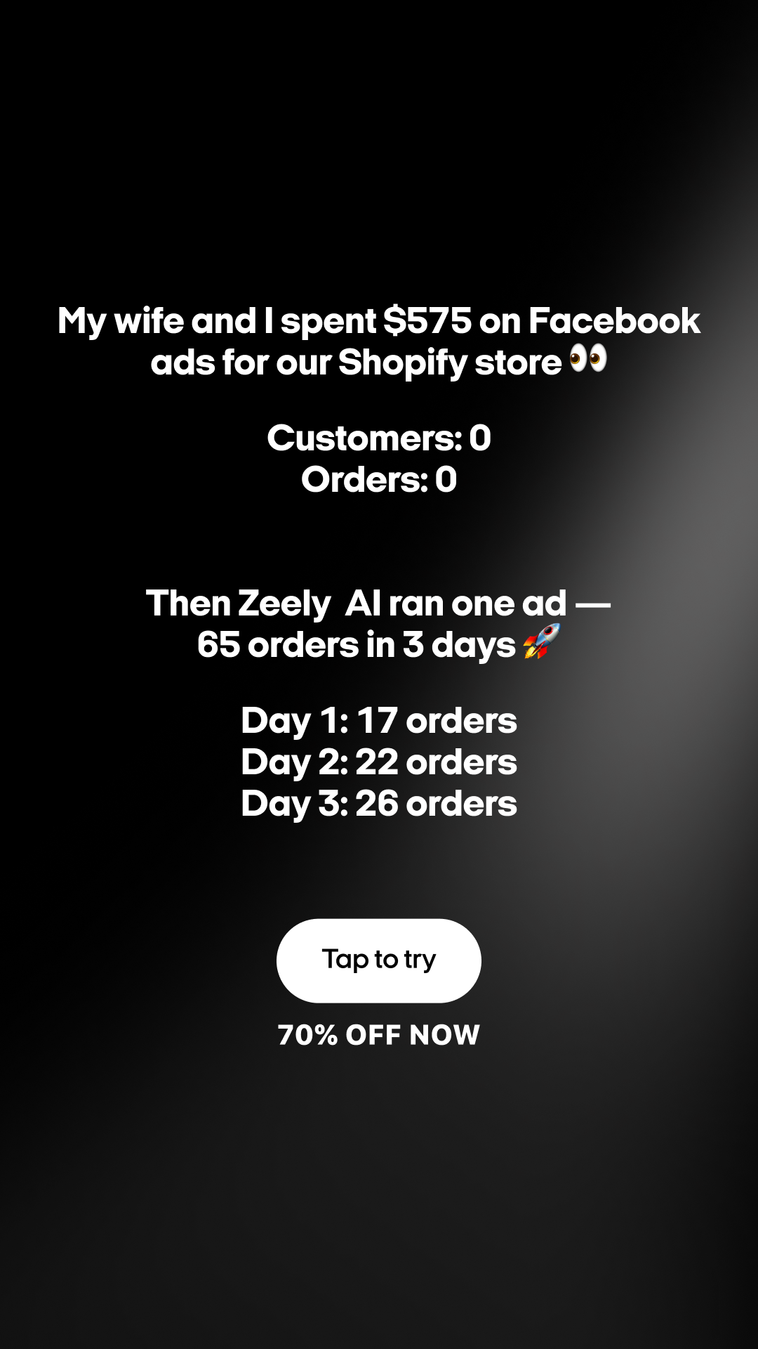 Zeely Facebook ad